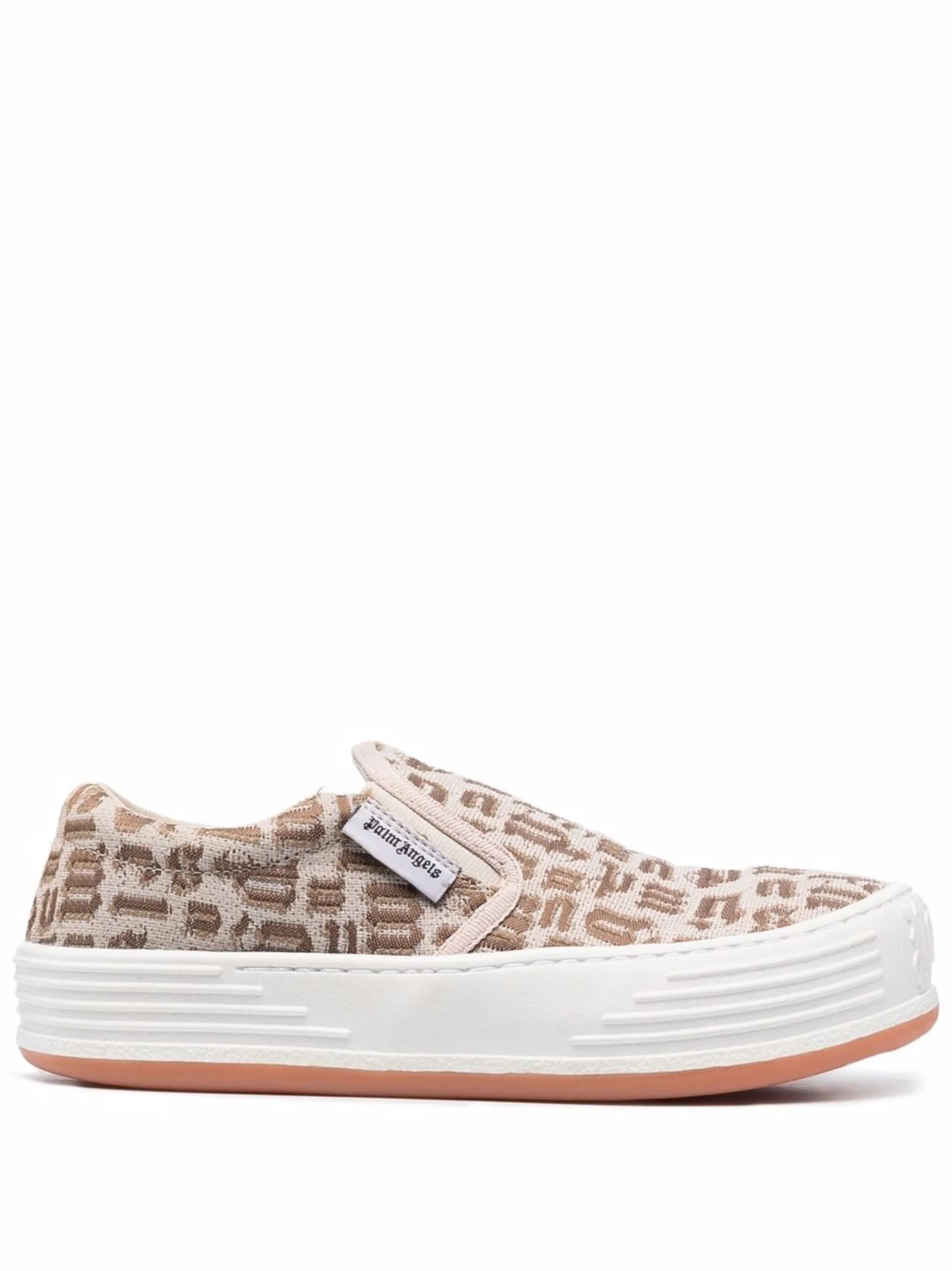 monogram slip-on sneakers
