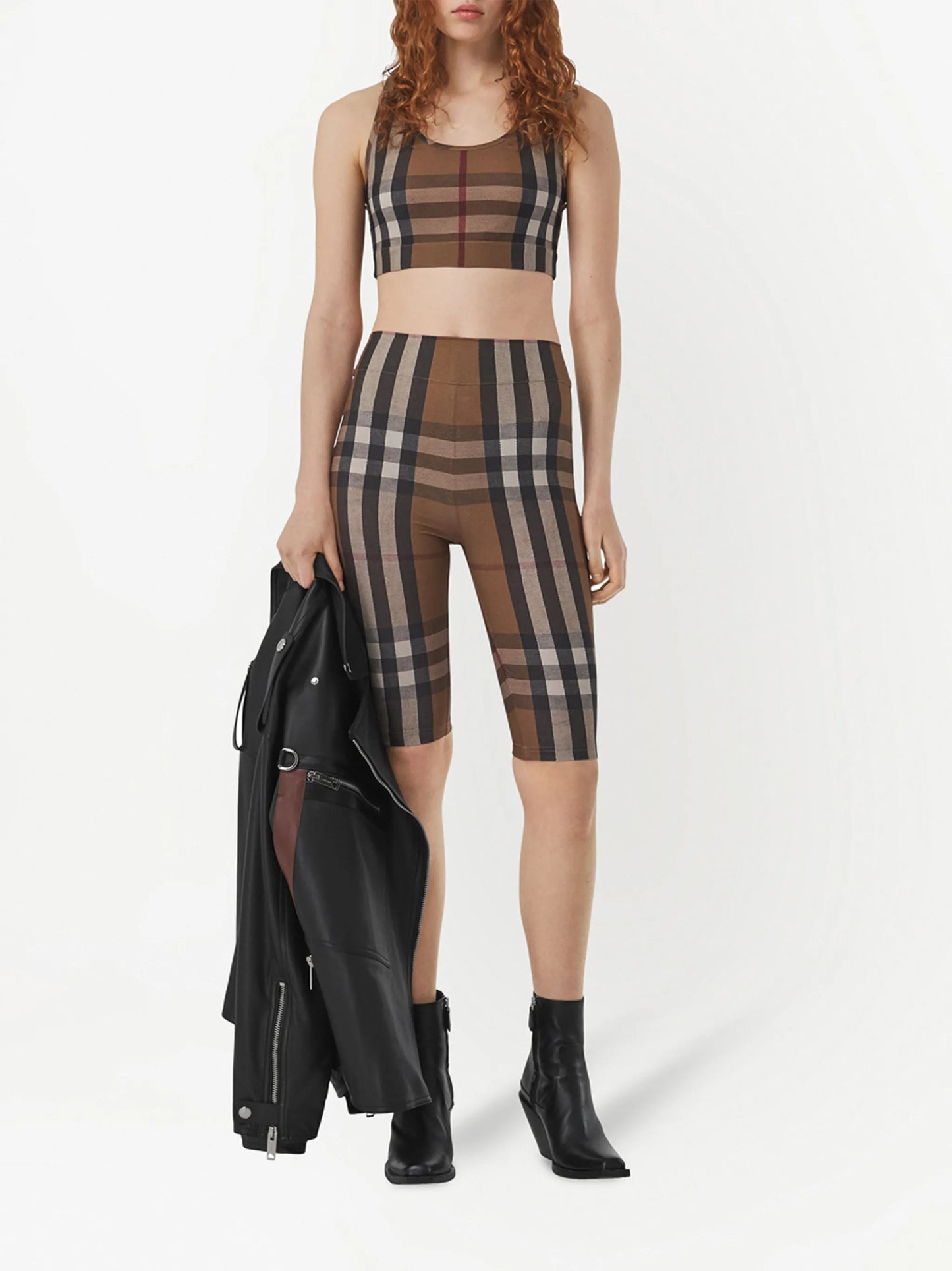 Vintage Check crop top