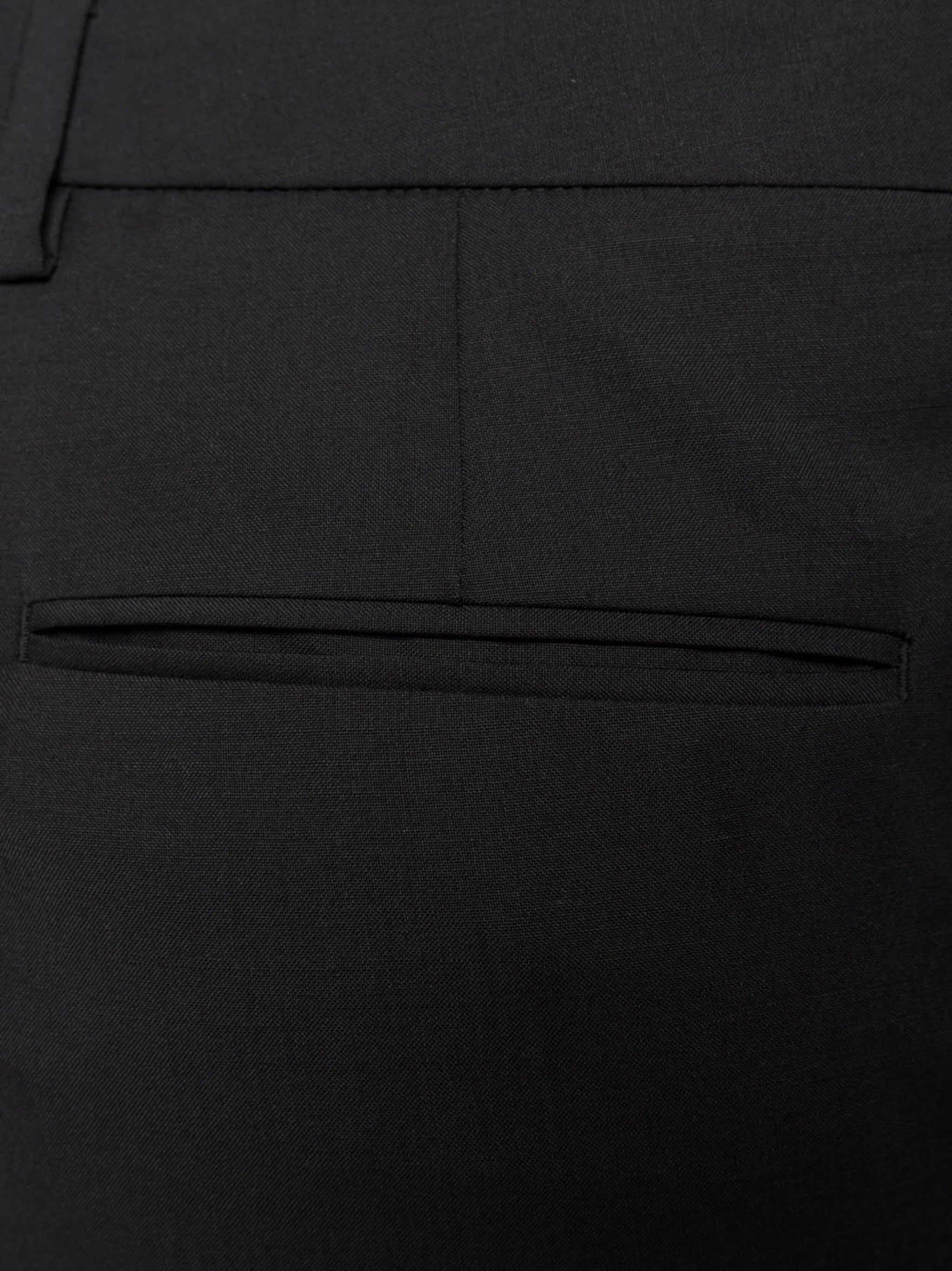 straight-leg tailored trousers