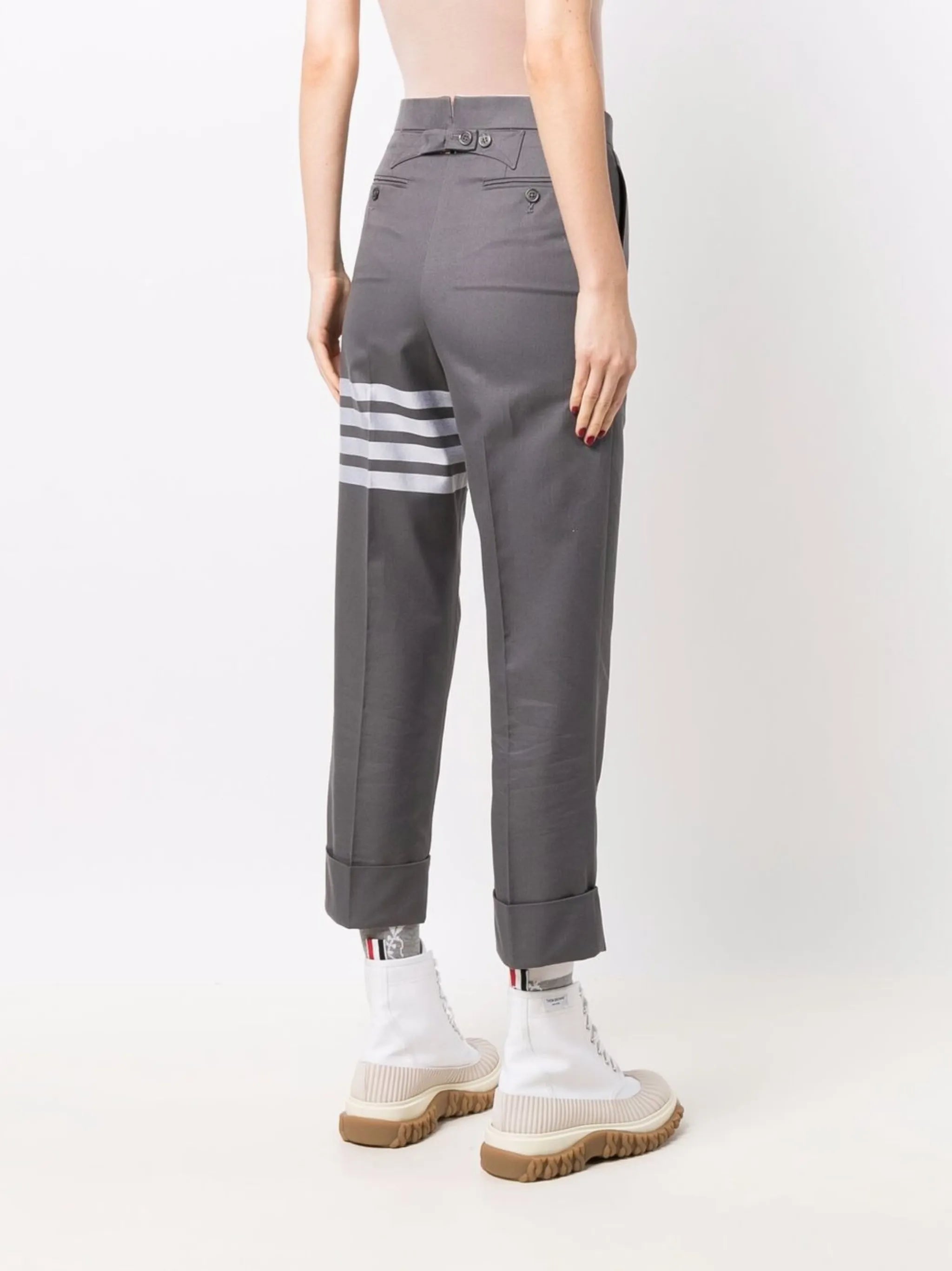 4-Bar stripe tailored trousers