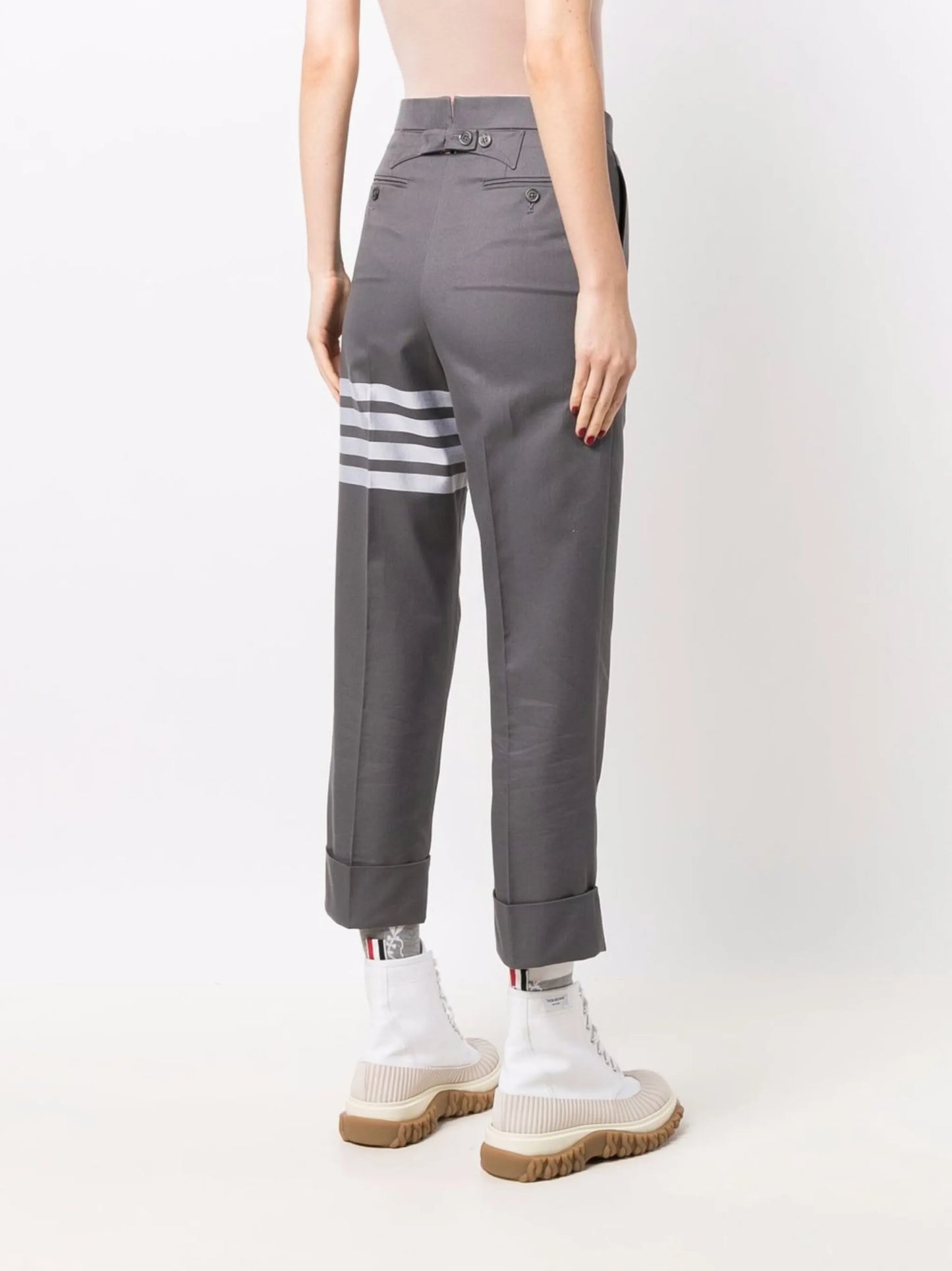 4-Bar stripe tailored trousers