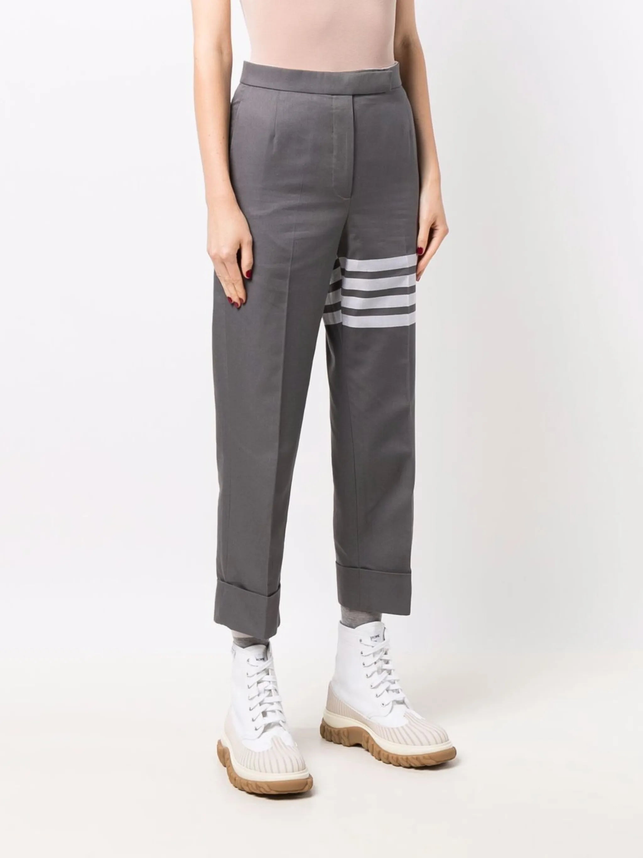 4-Bar stripe tailored trousers