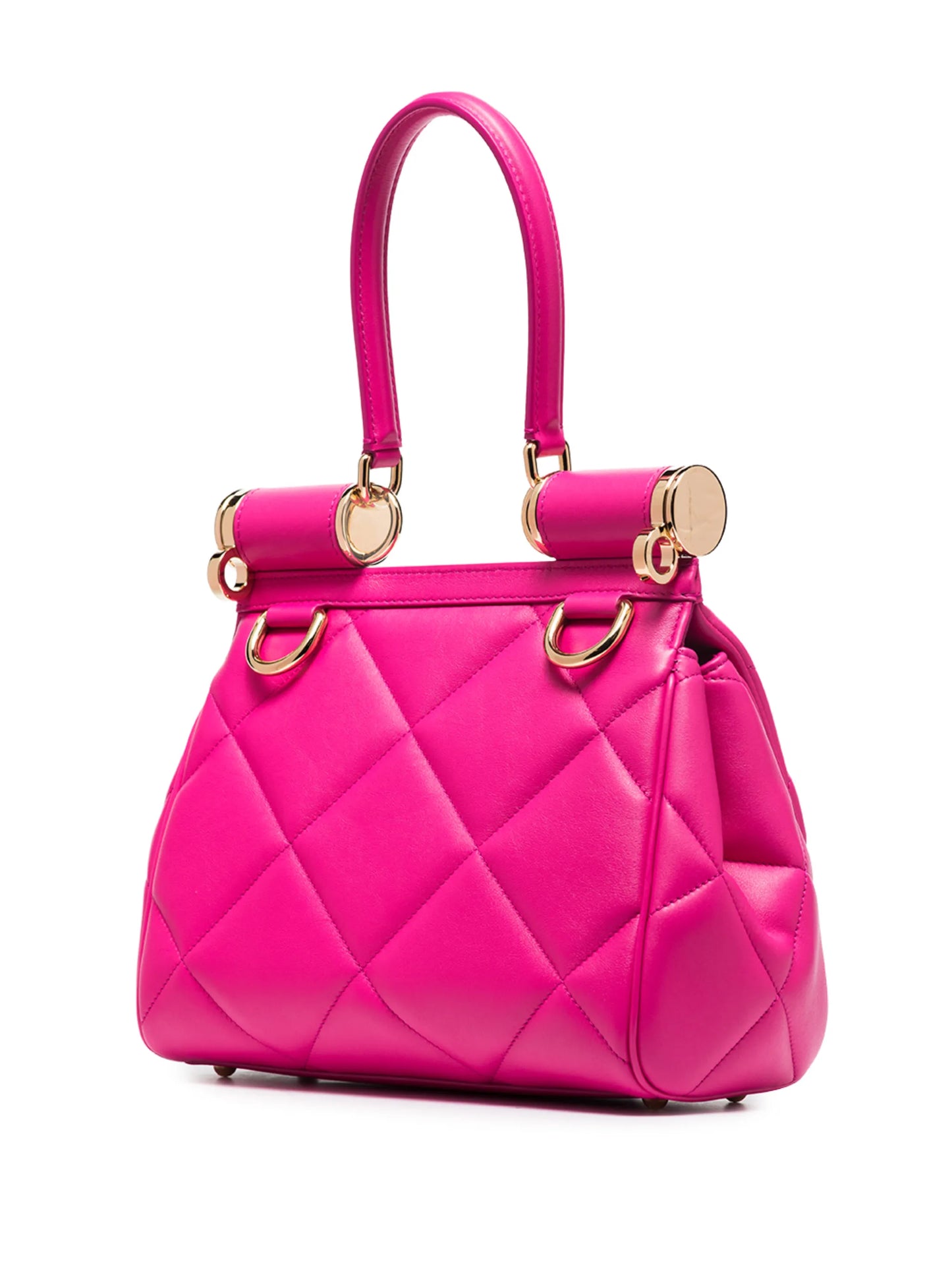 Sicily diamond-quilted shoulder bag