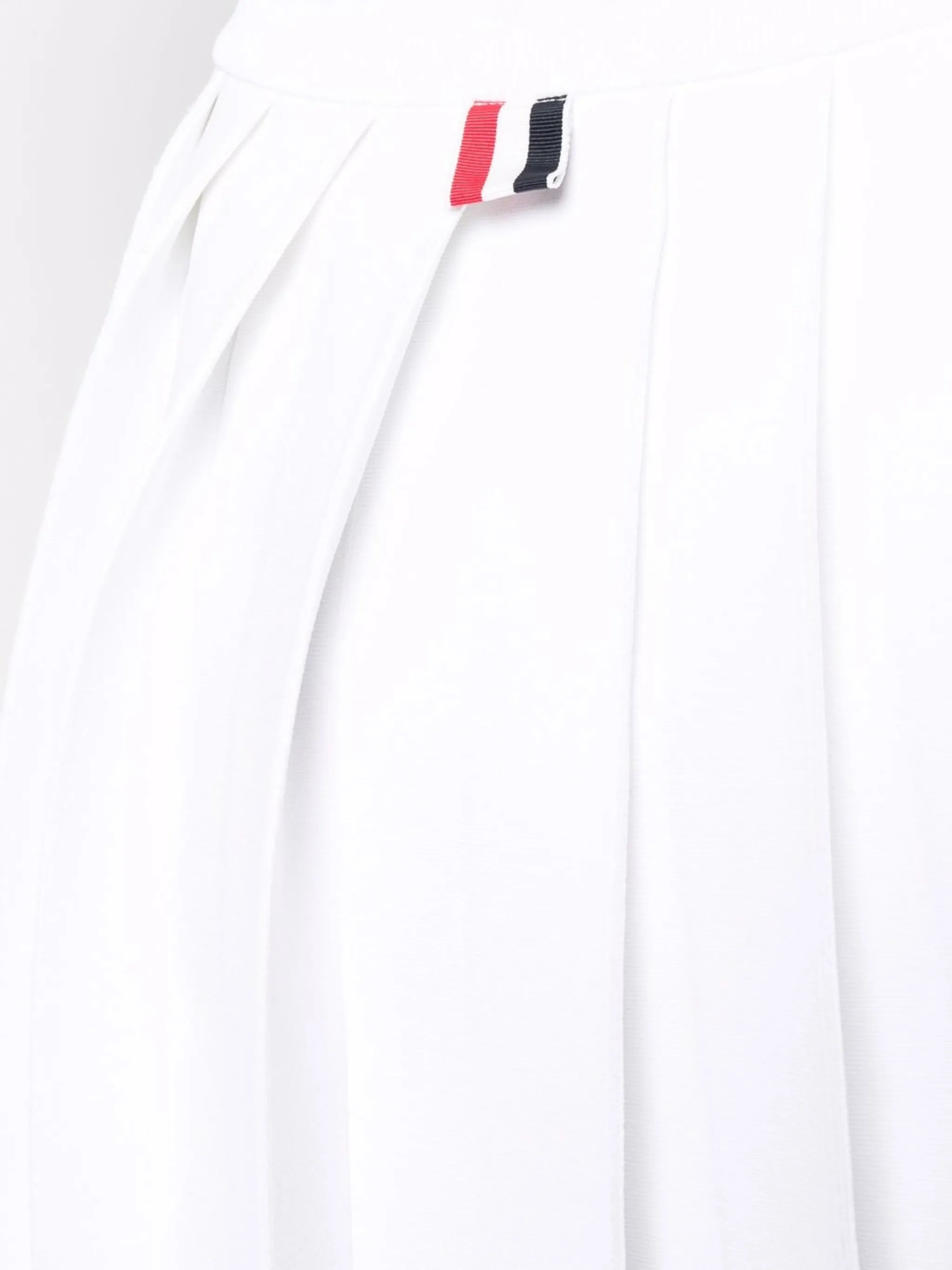 RWB pleated mini skirt