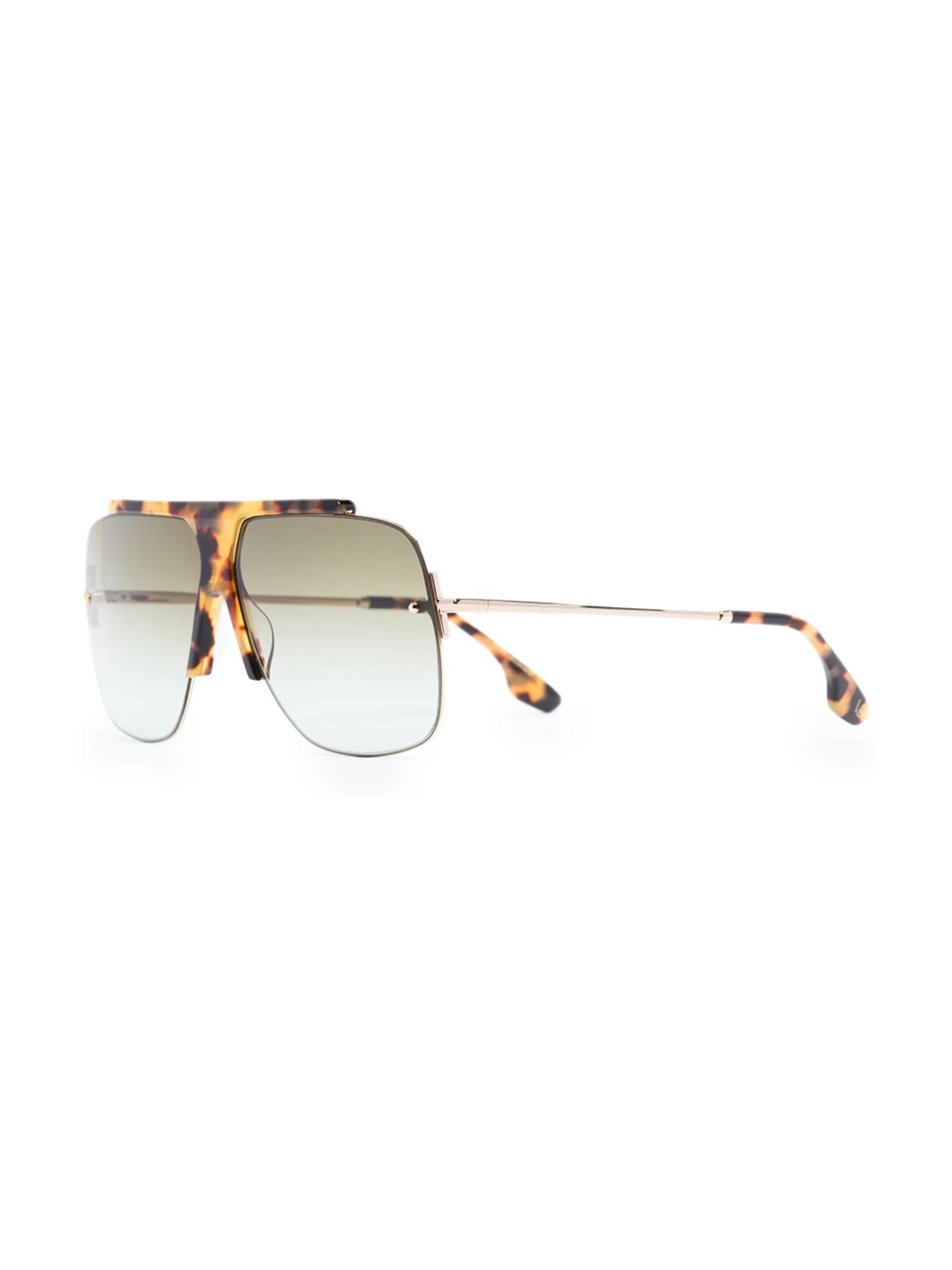 gradient pilot-frame sunglasses