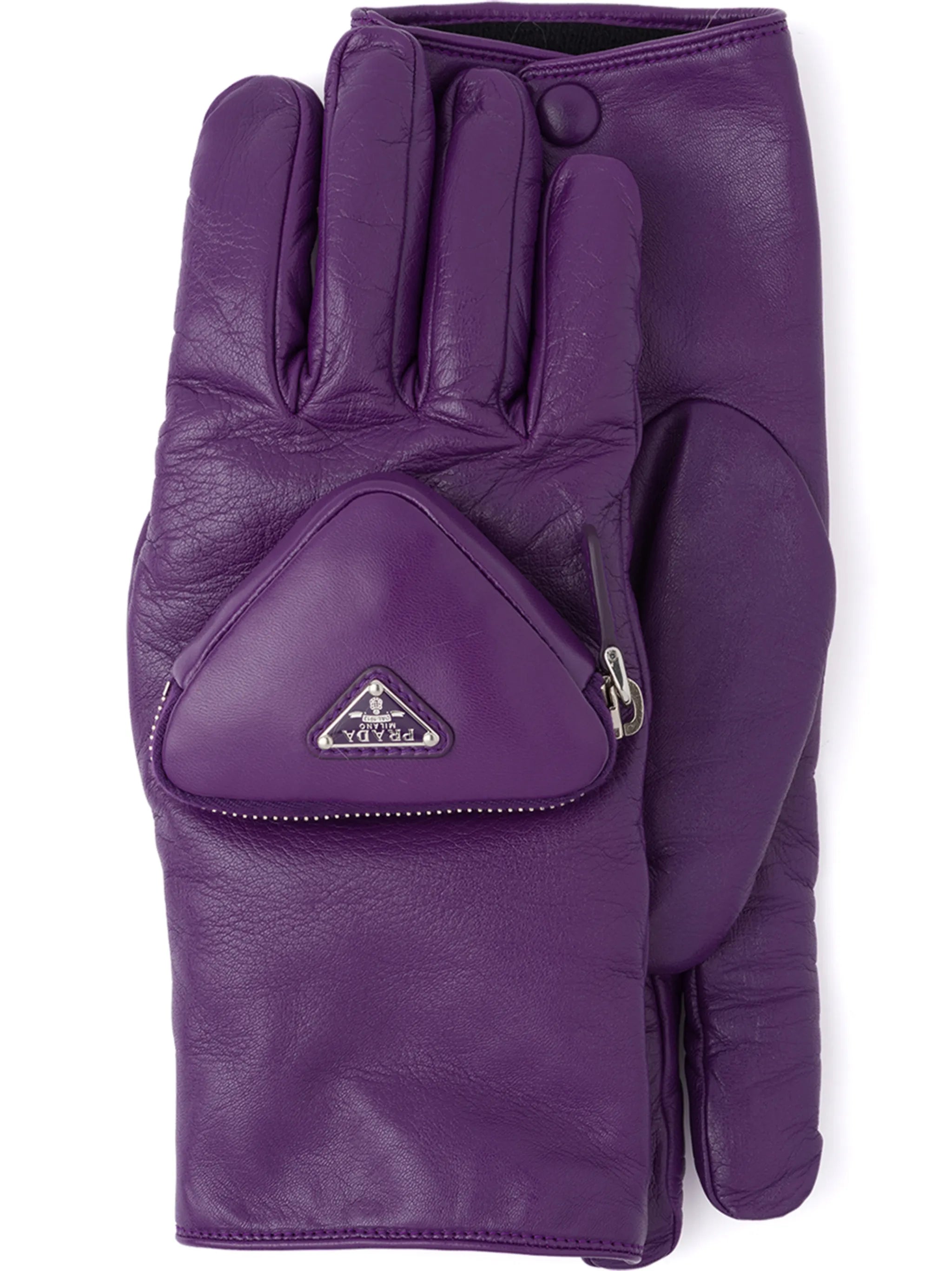 zipped pouch short gloves