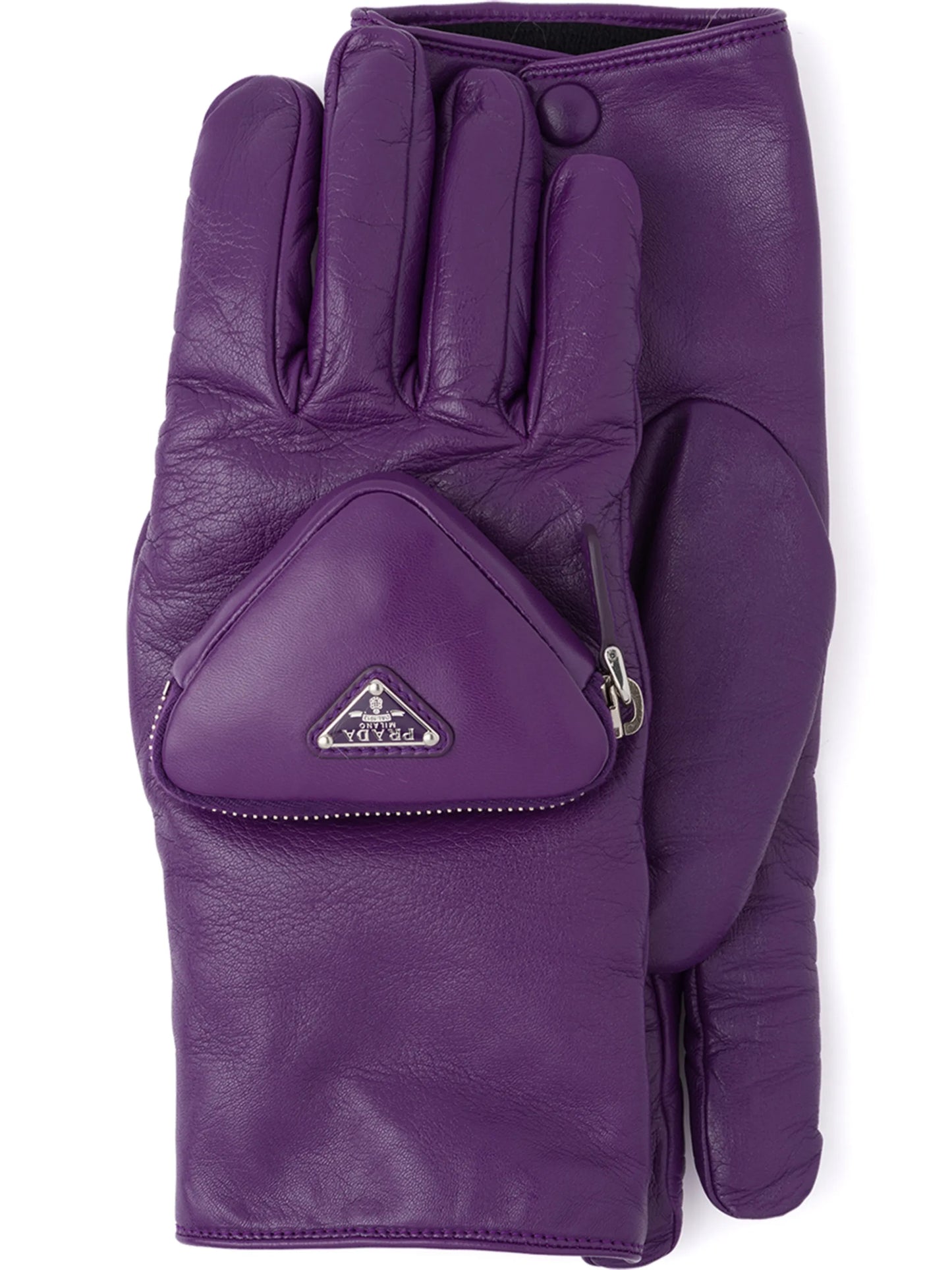 zipped pouch short gloves