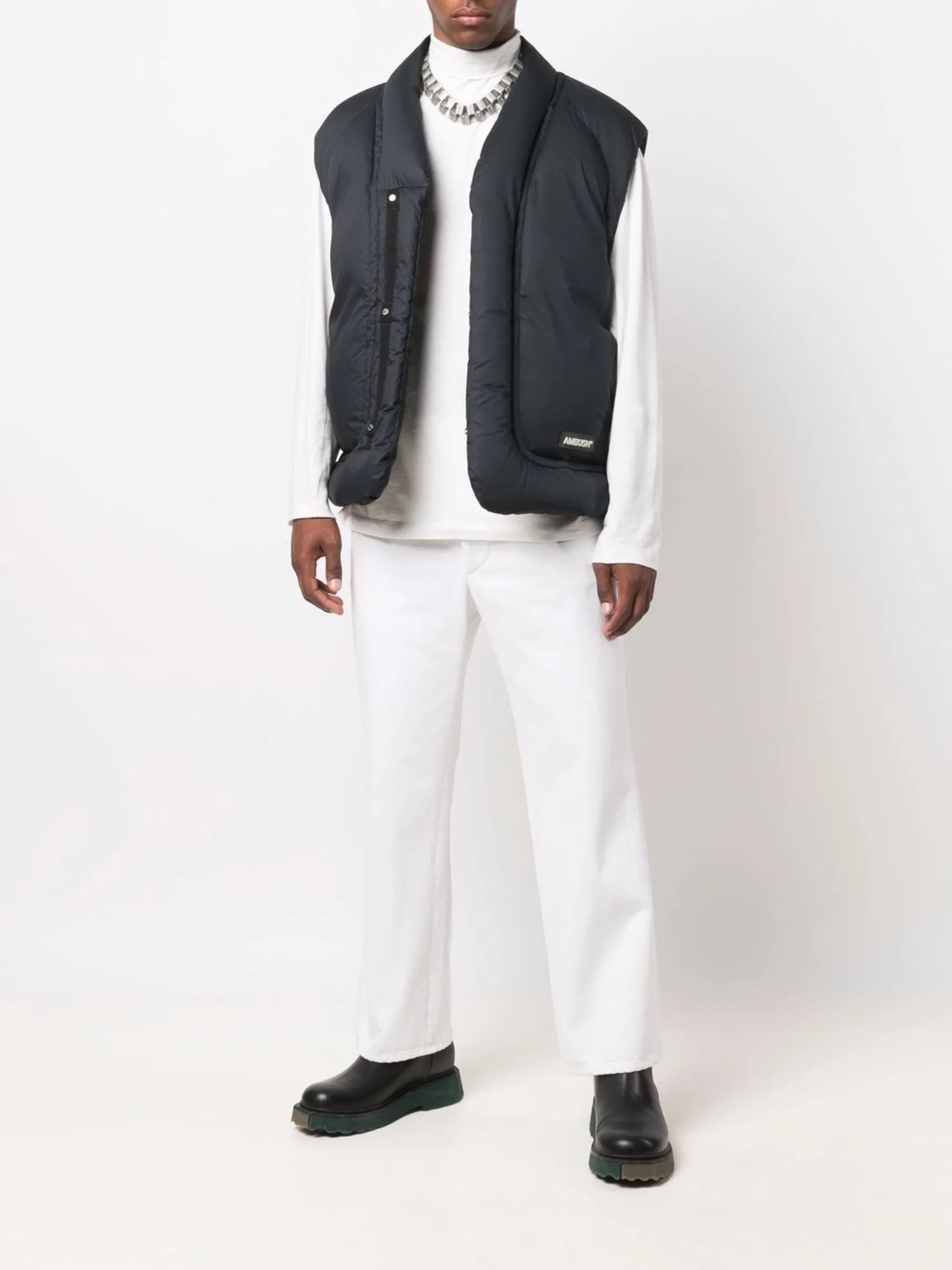 padded down gilet