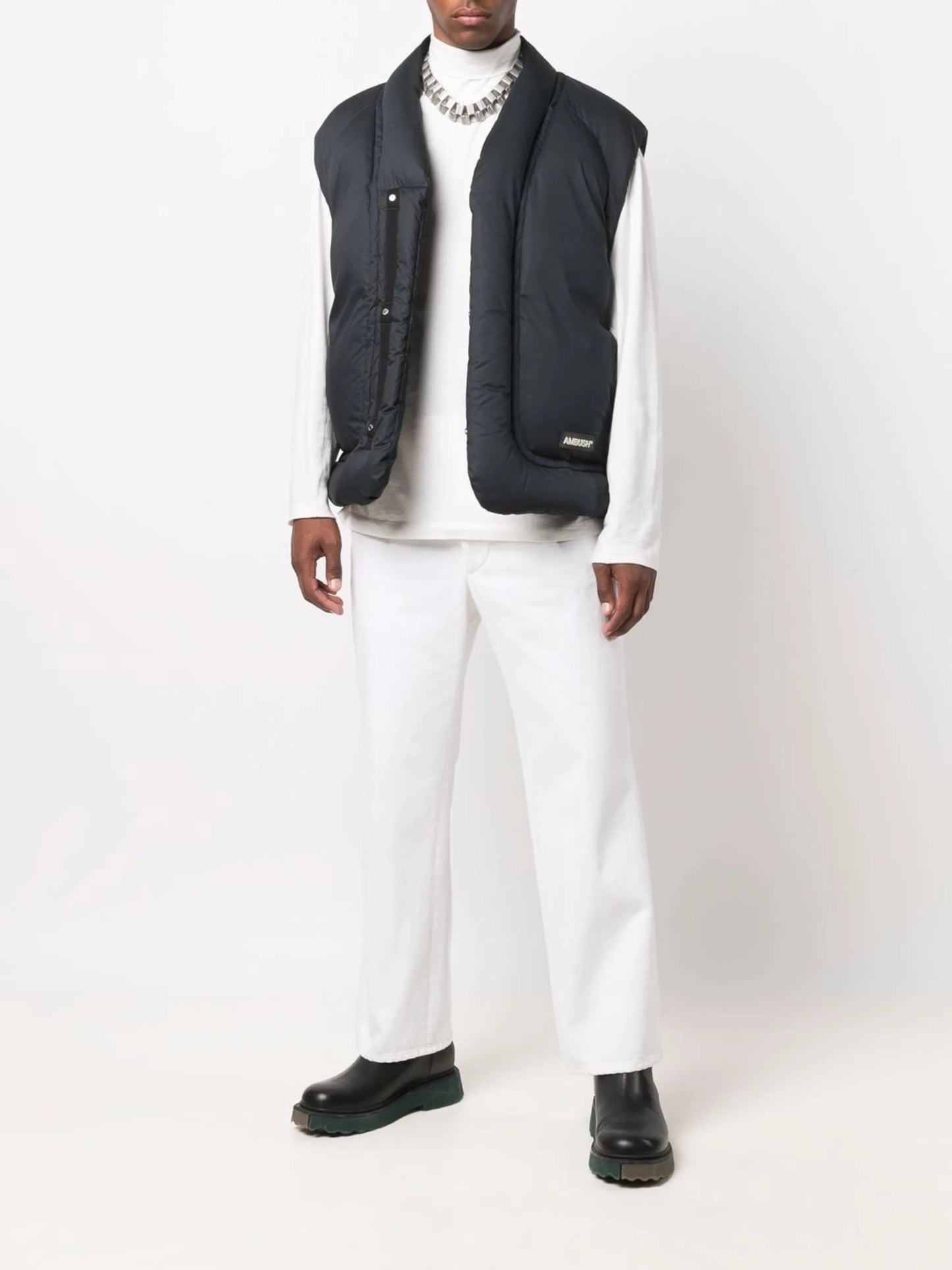 padded down gilet