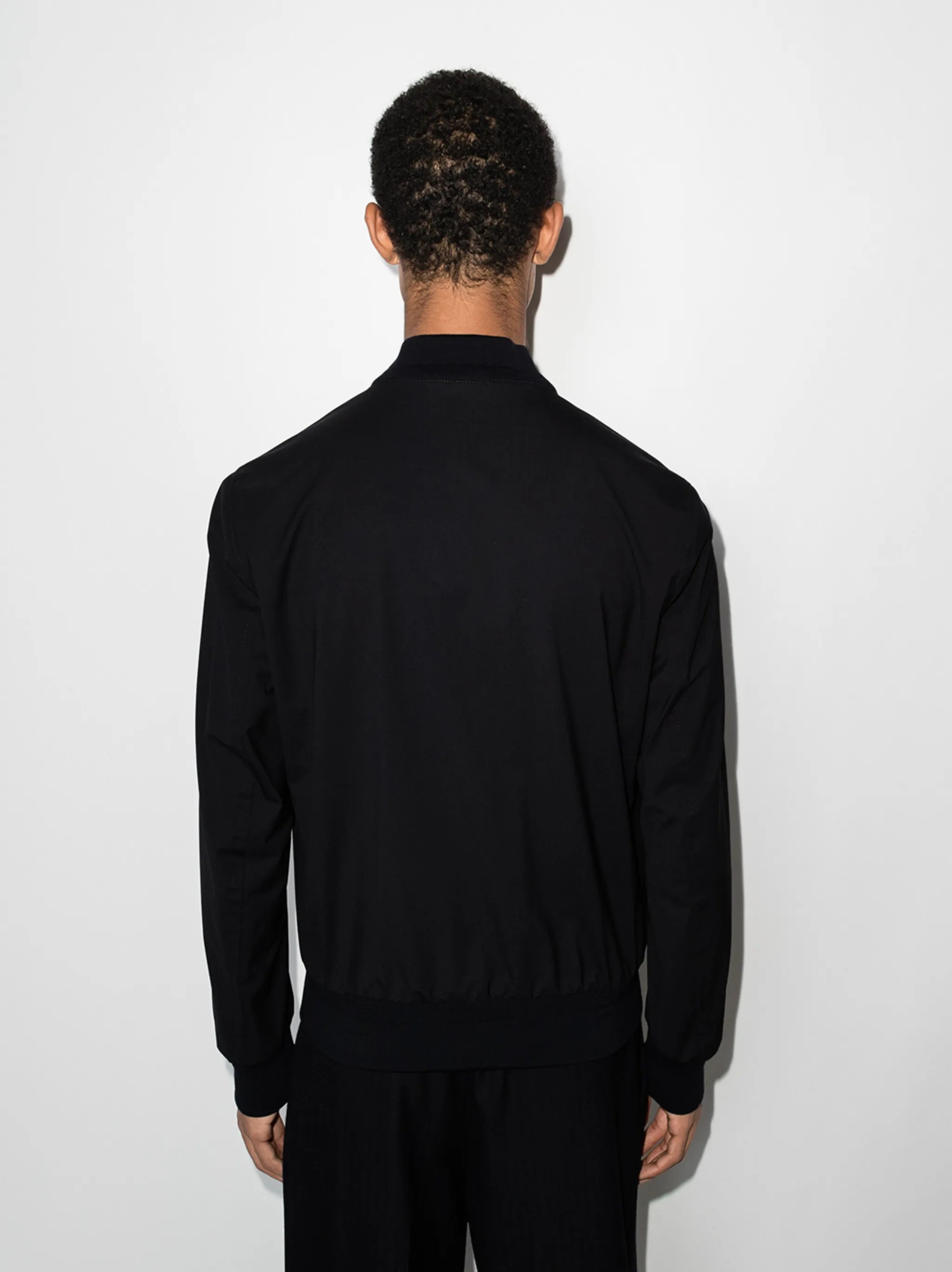 zip-up bomber jacket