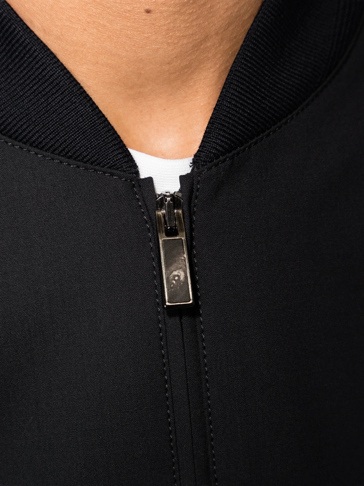 zip-up bomber jacket