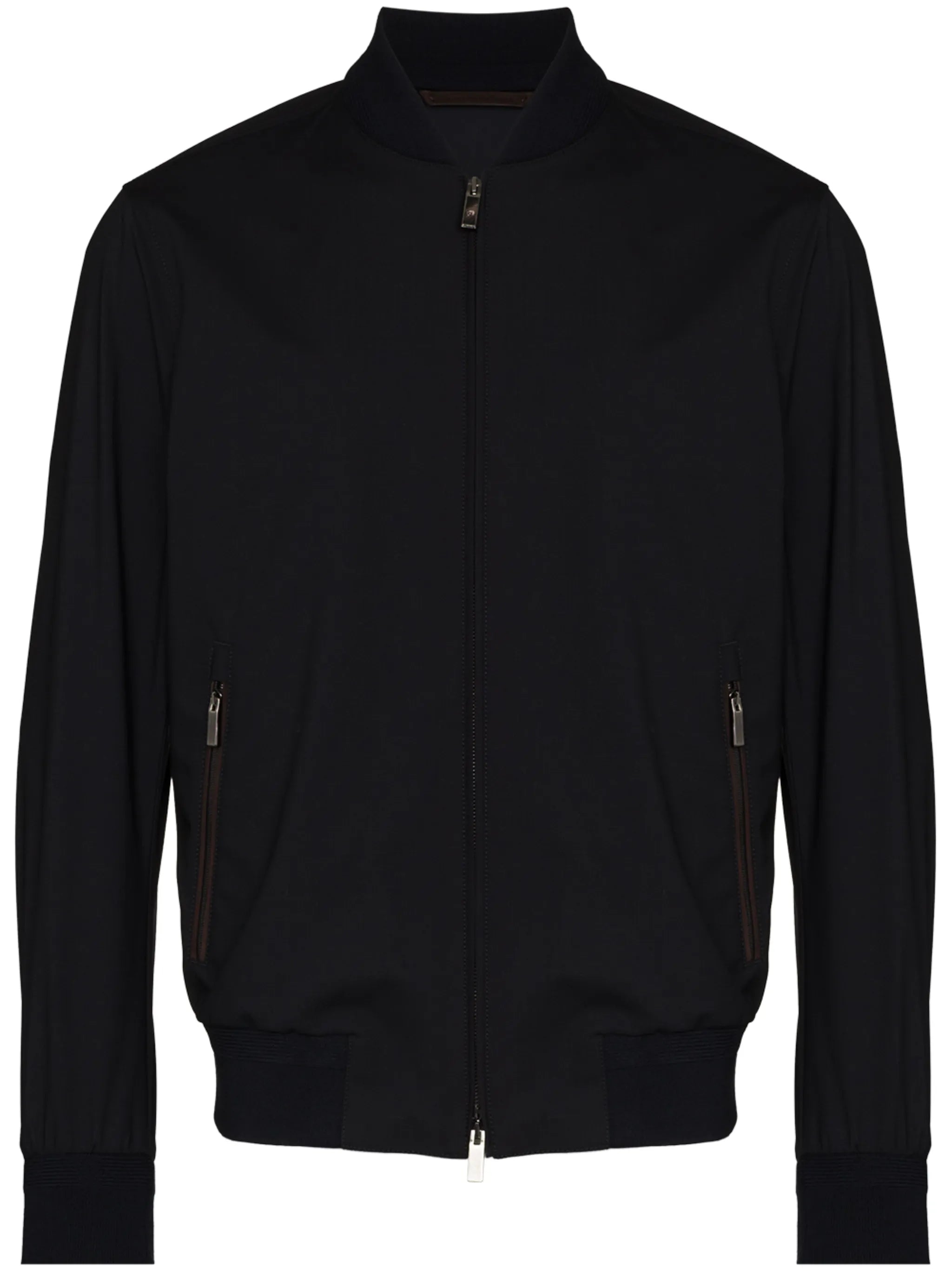 zip-up bomber jacket