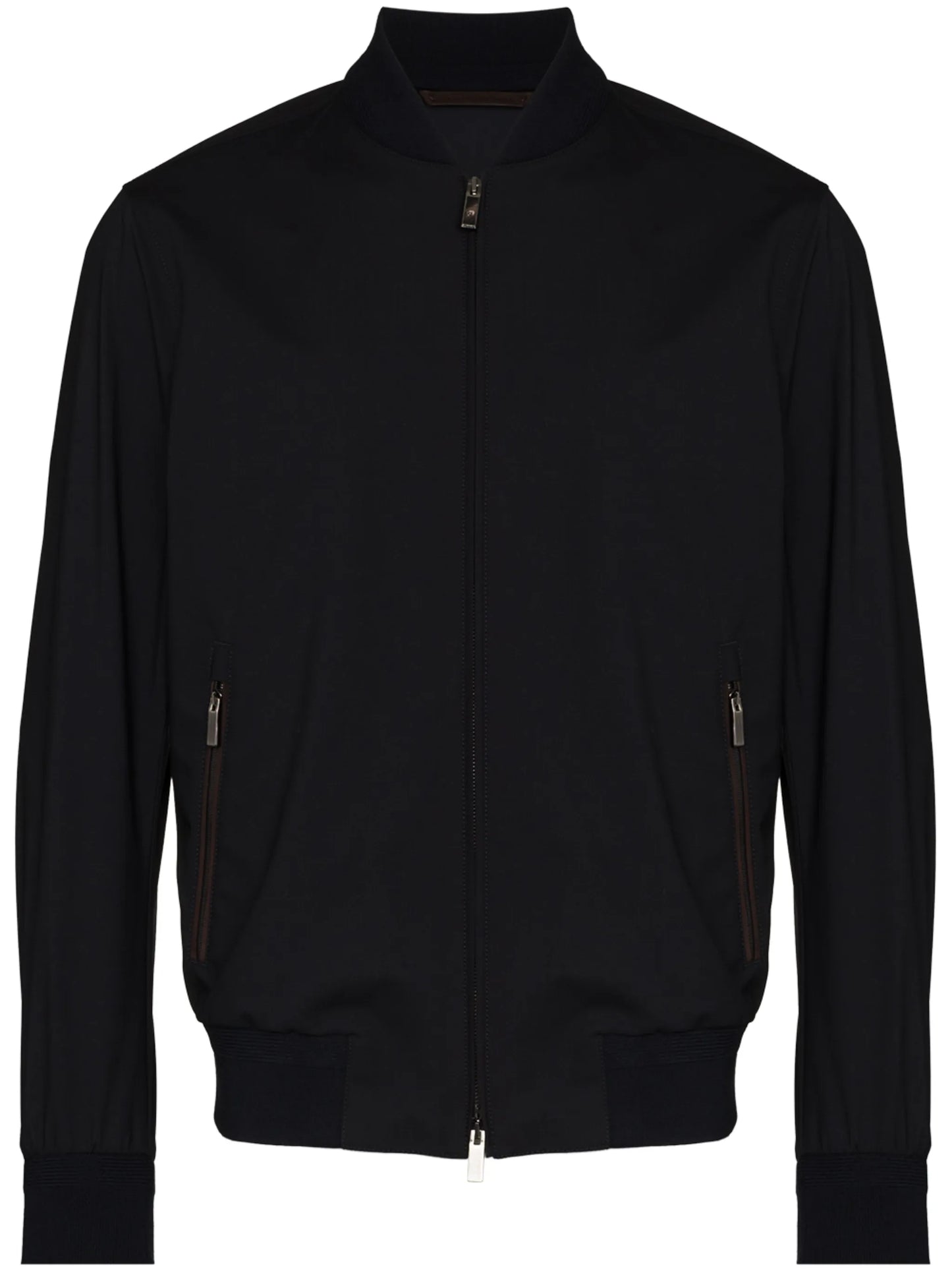 zip-up bomber jacket