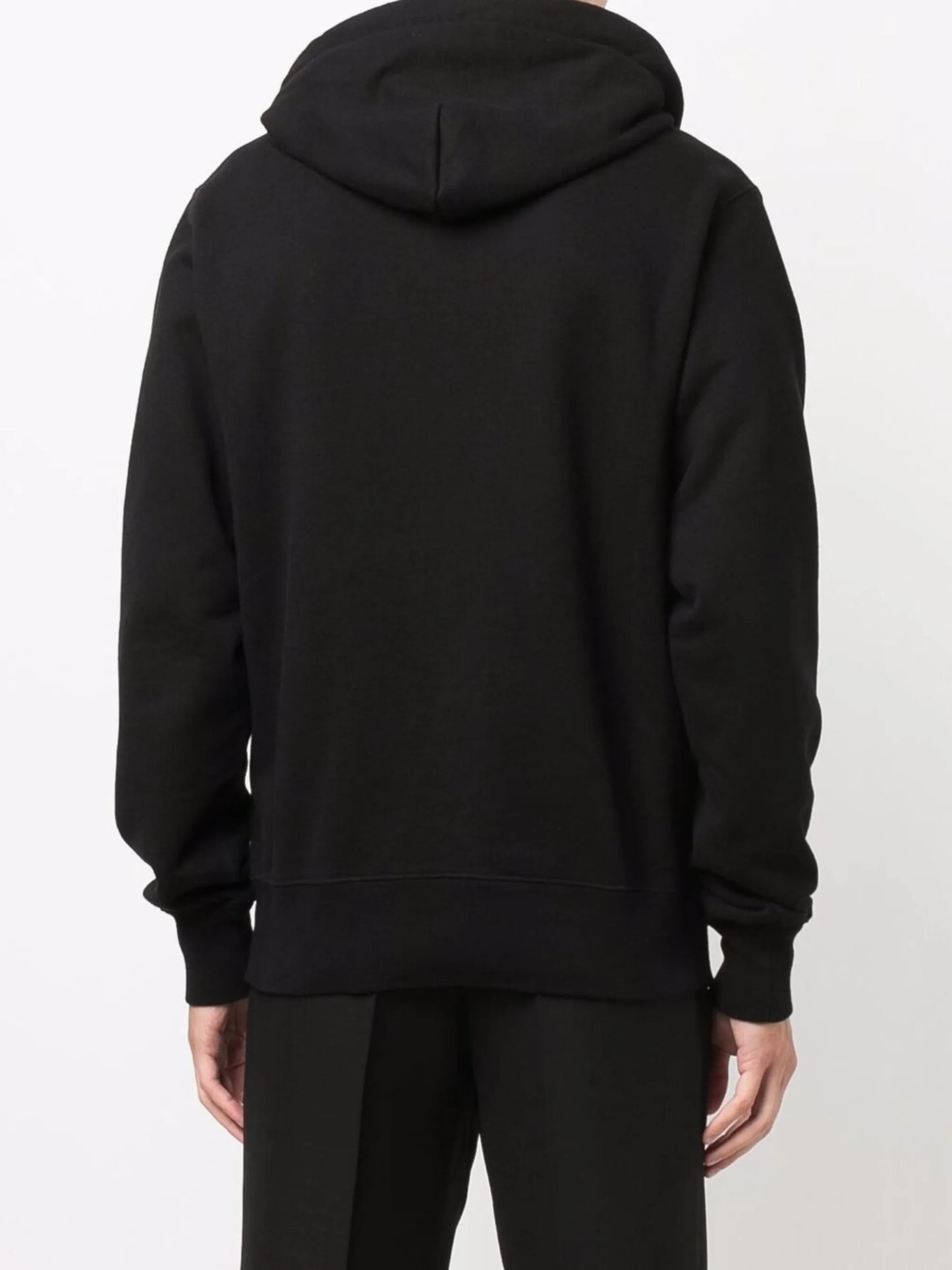 multi-cord long-sleeve hoodie
