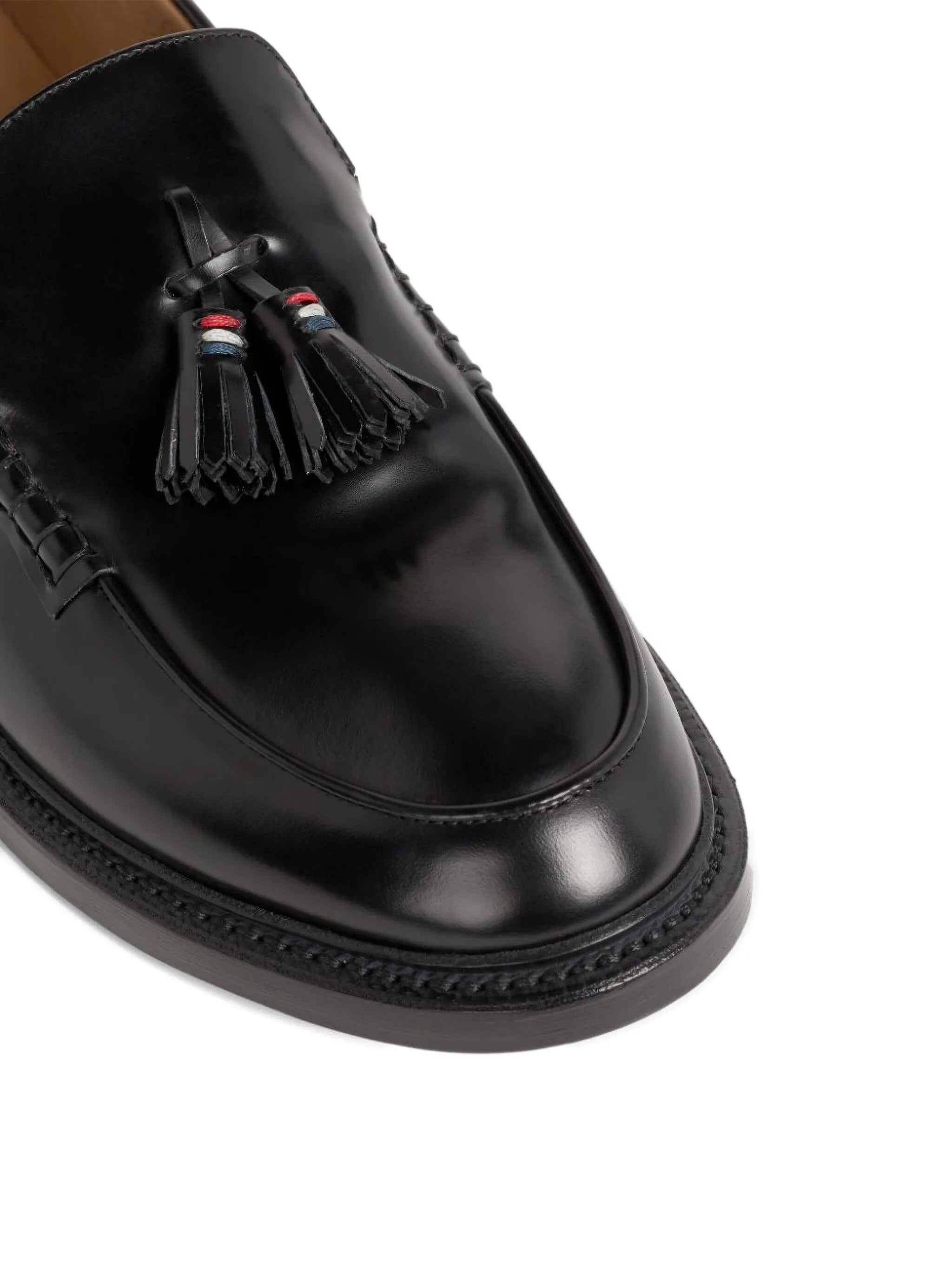 tassel-detail leather loafers