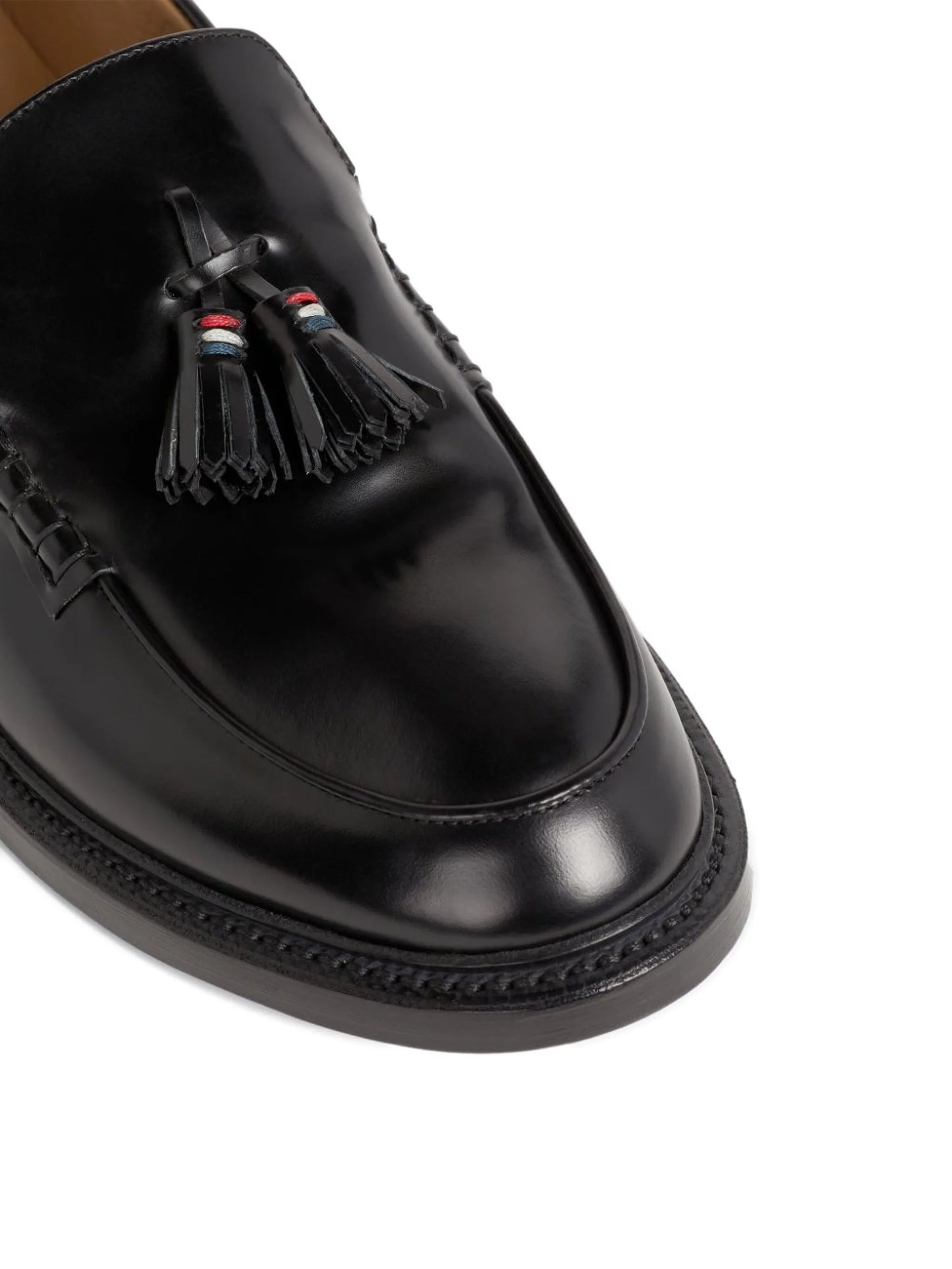 tassel-detail leather loafers