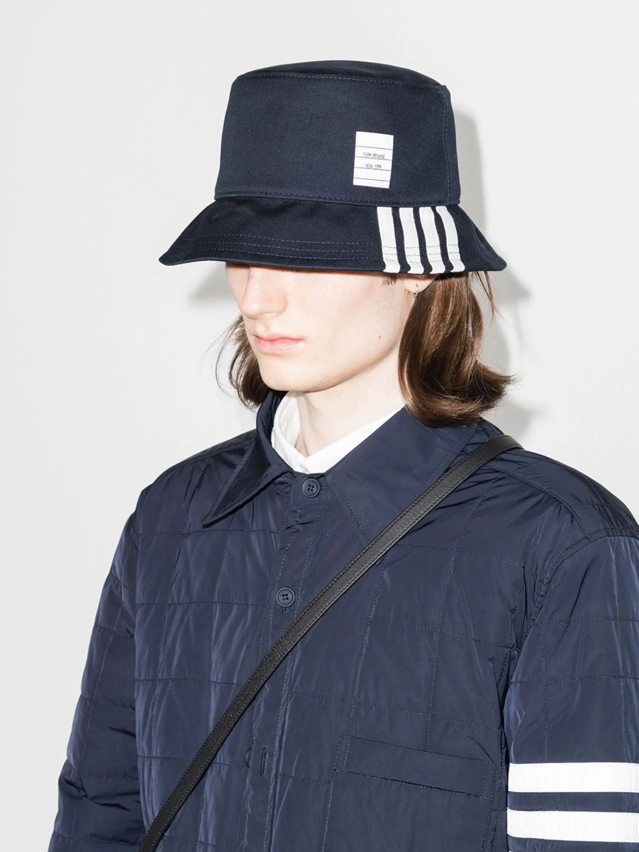 4-Bar cotton bucket hat