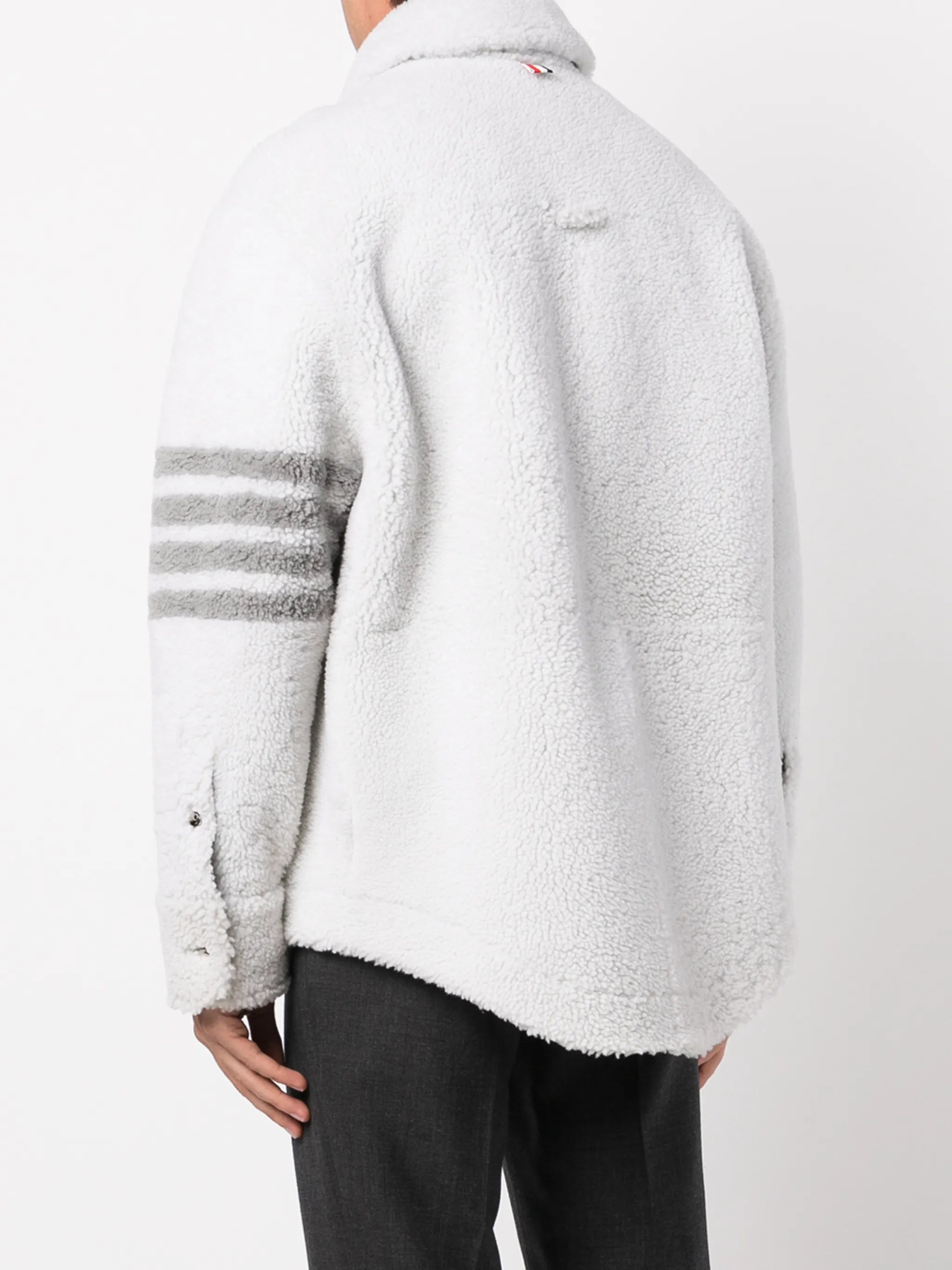 4-Bar shearling jacket