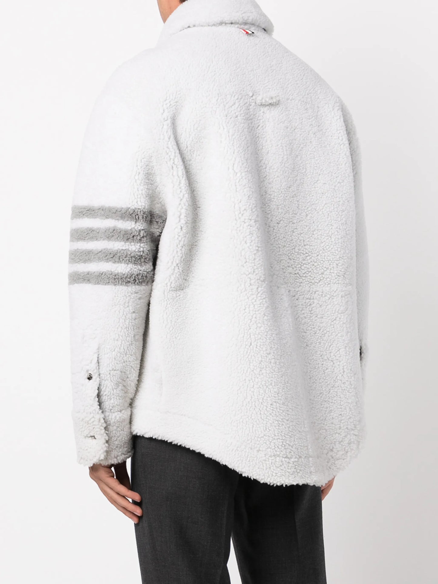 4-Bar shearling jacket