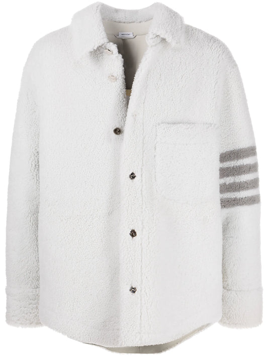 4-Bar shearling jacket