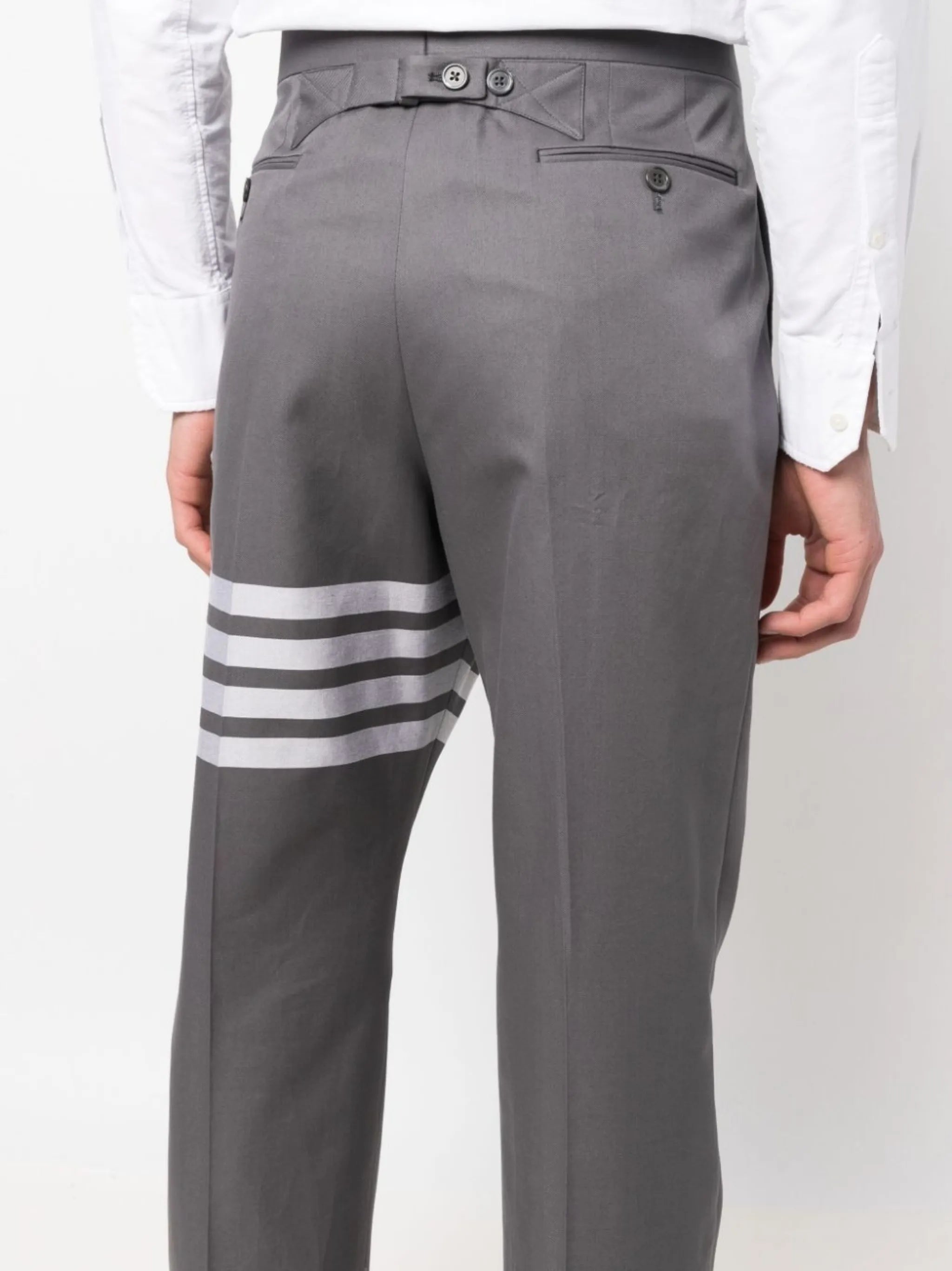4-Bar stripe tailored trousers