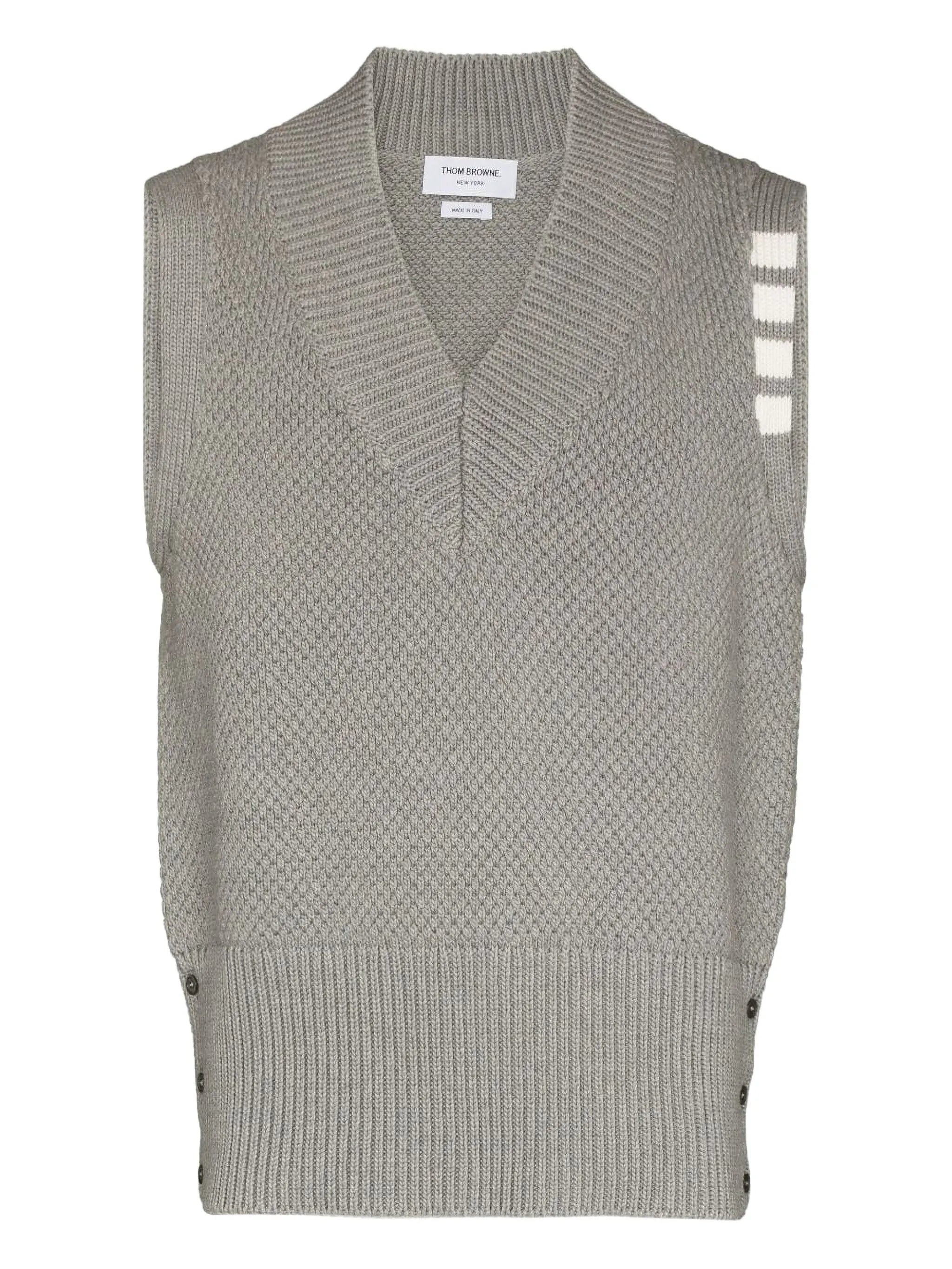 cotton-blend vest
