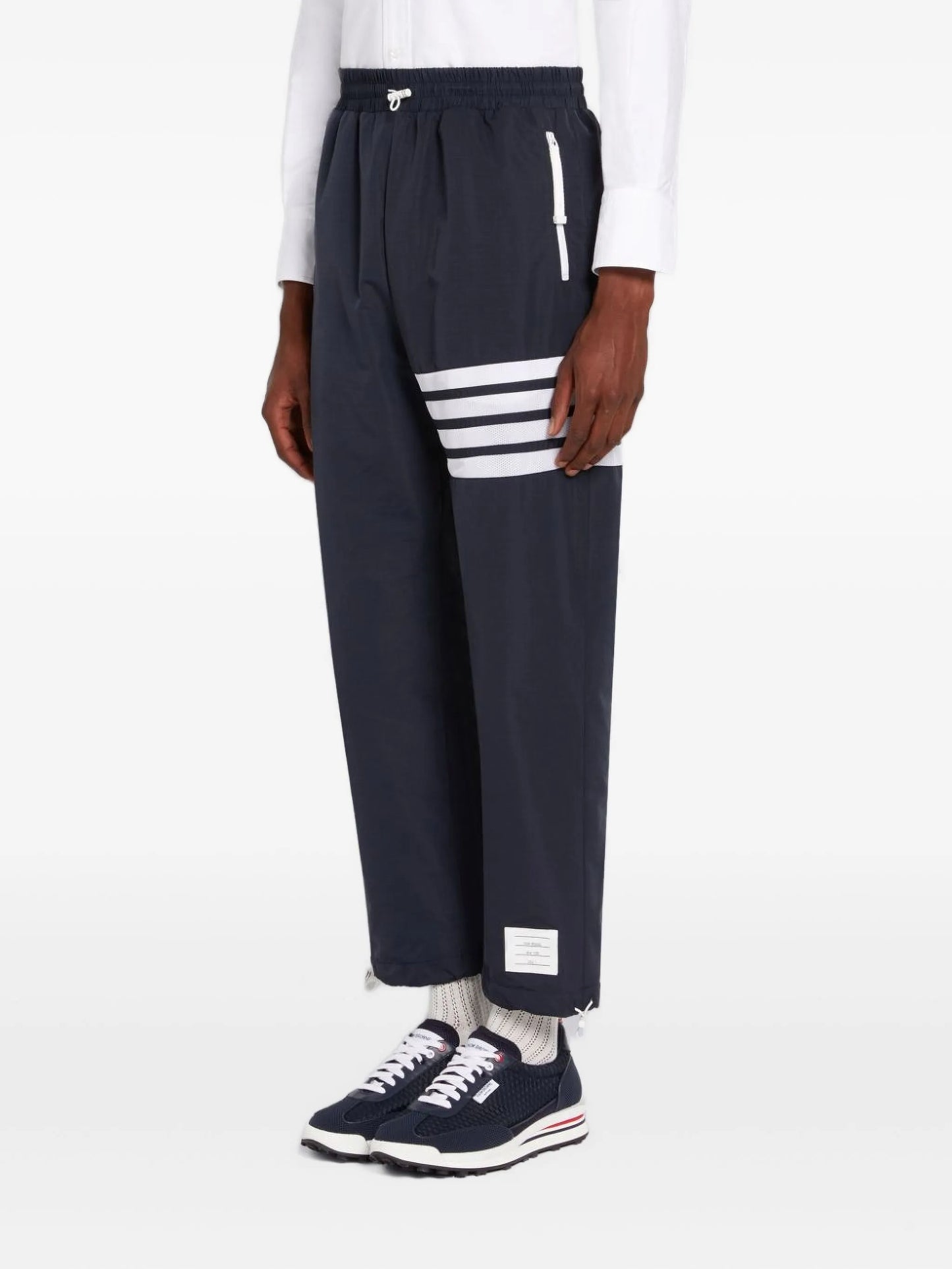 4-bar stripe track pants