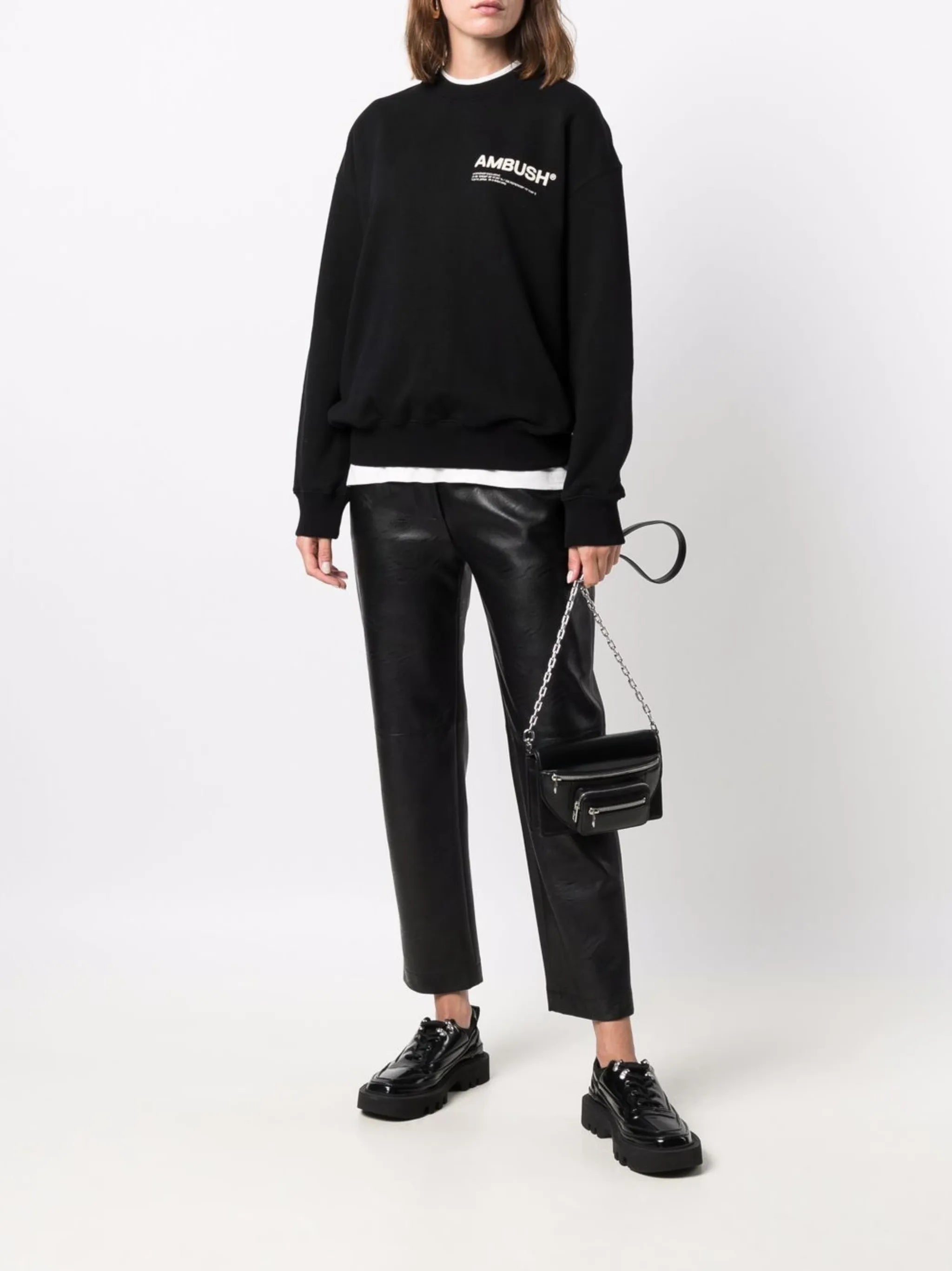 logo-print Workshop sweatshirt