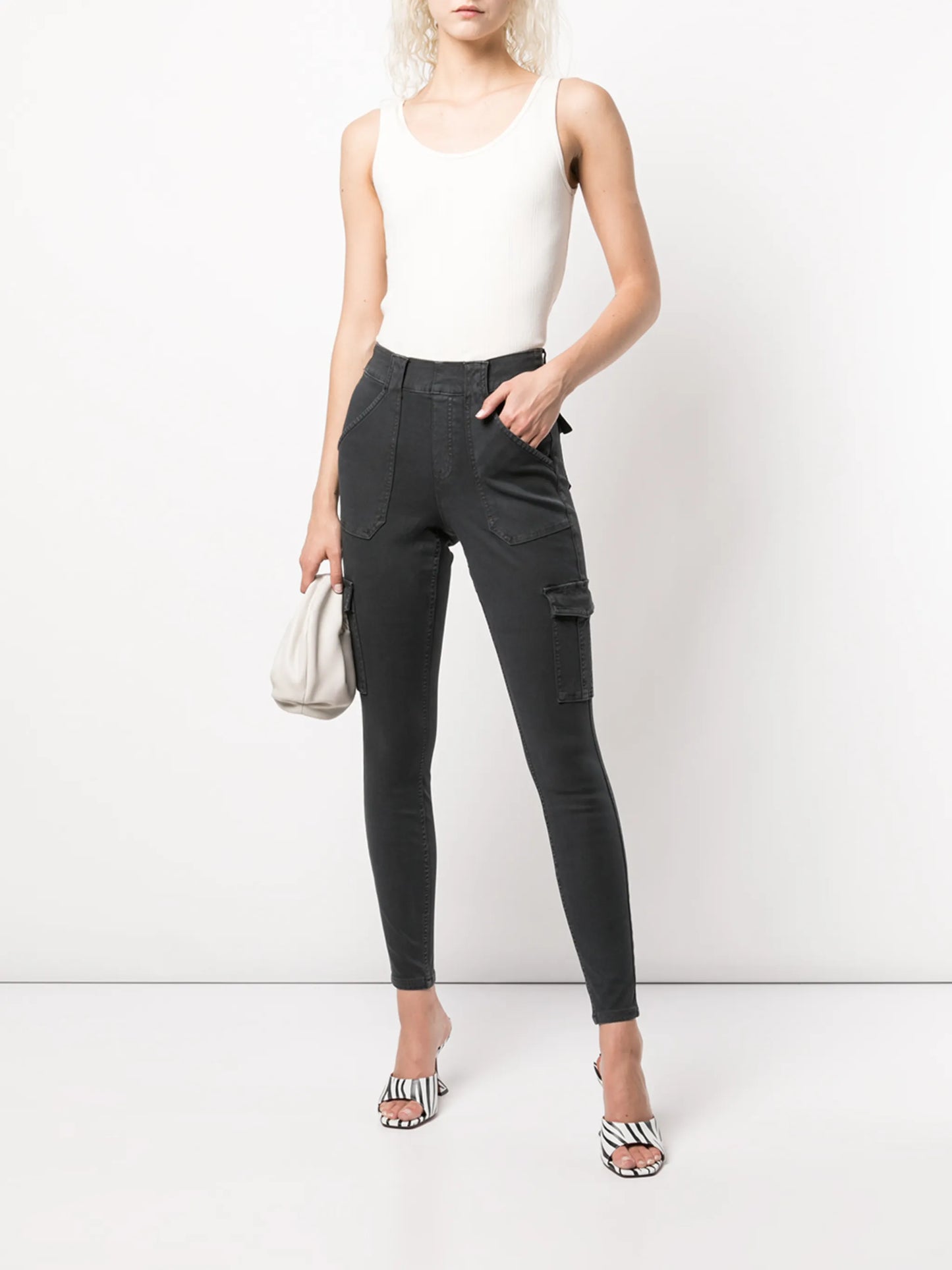 stretch twill cargo pants