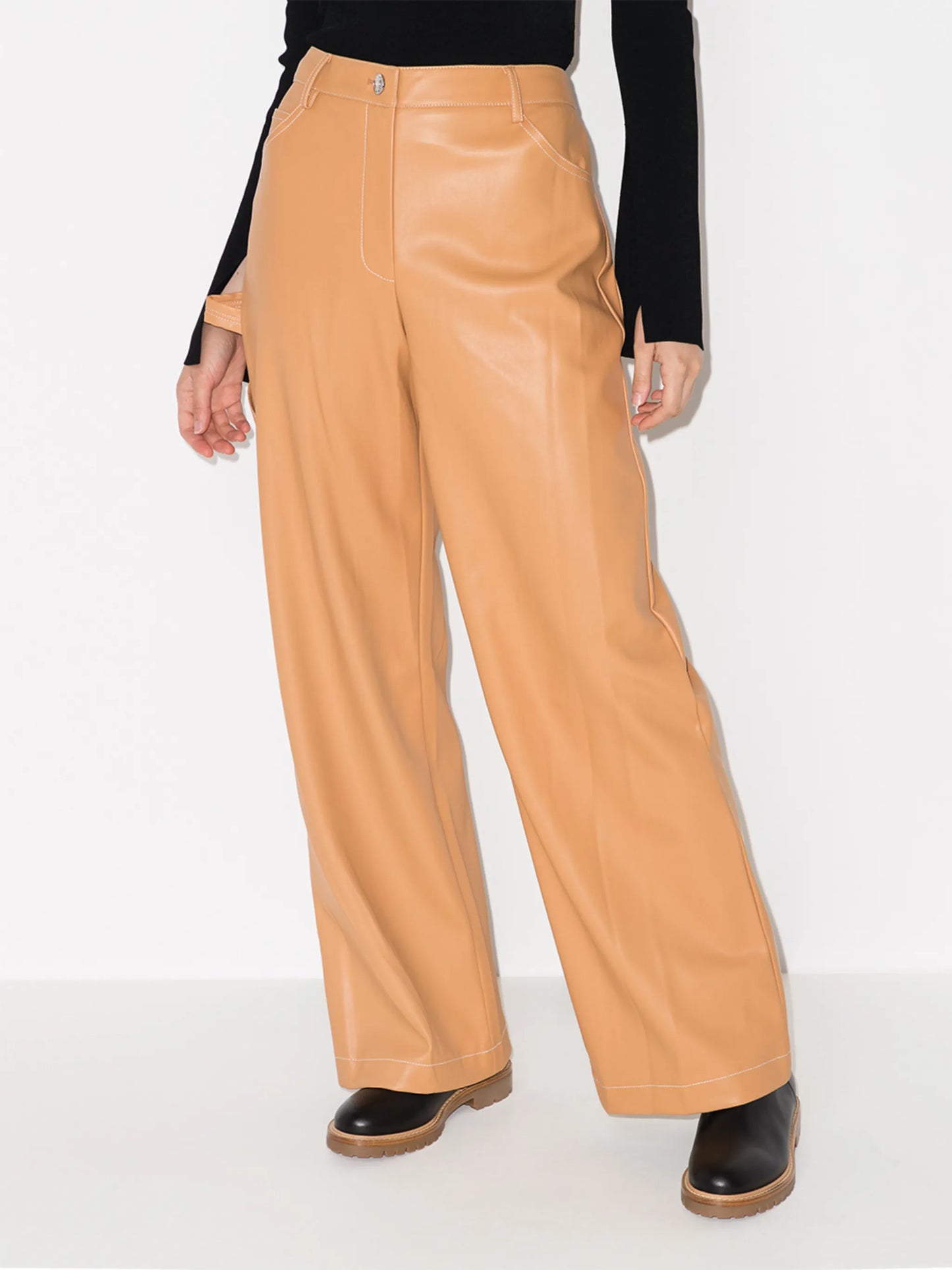 Domino wide-leg trousers