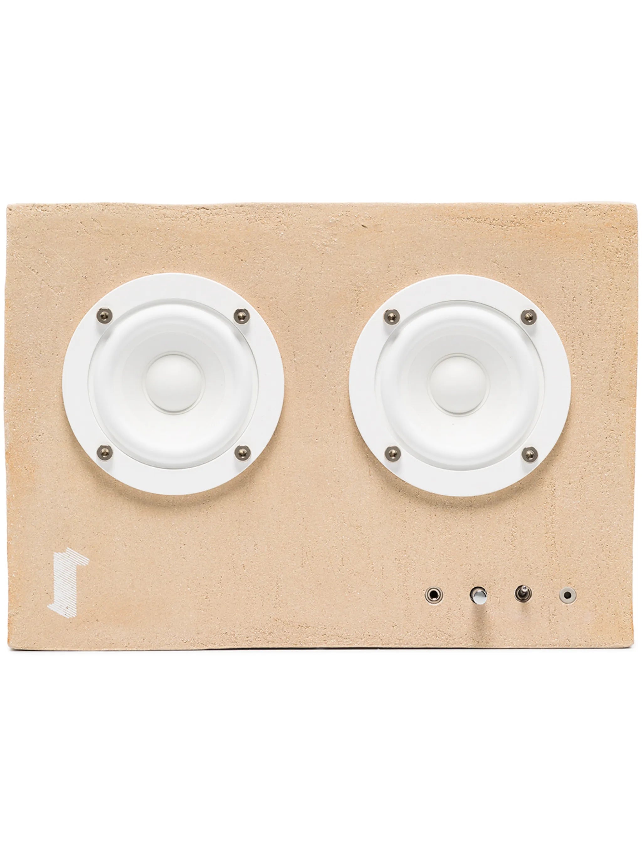 Neutral Small Stoneware Speaker