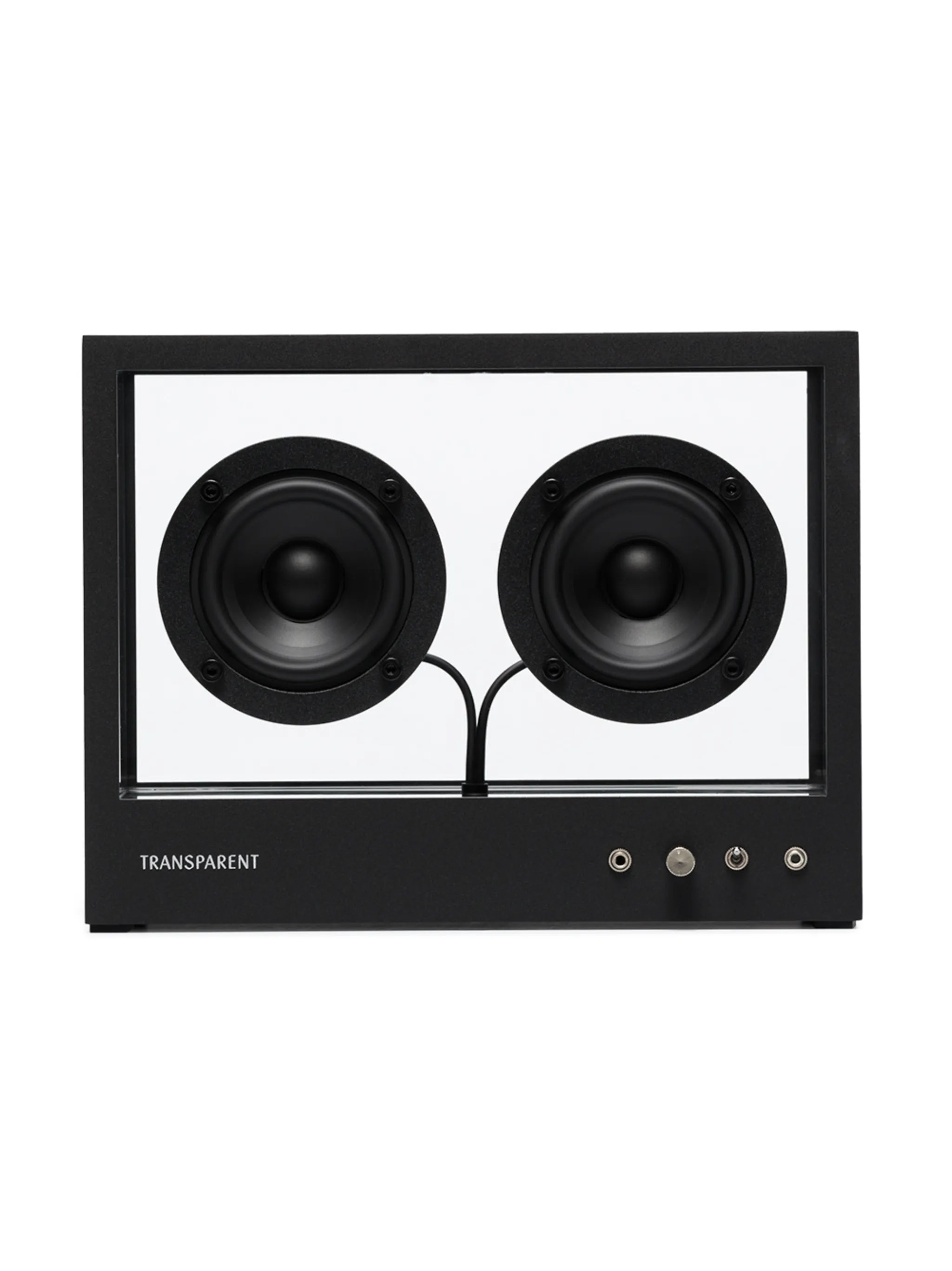 small transparent speaker