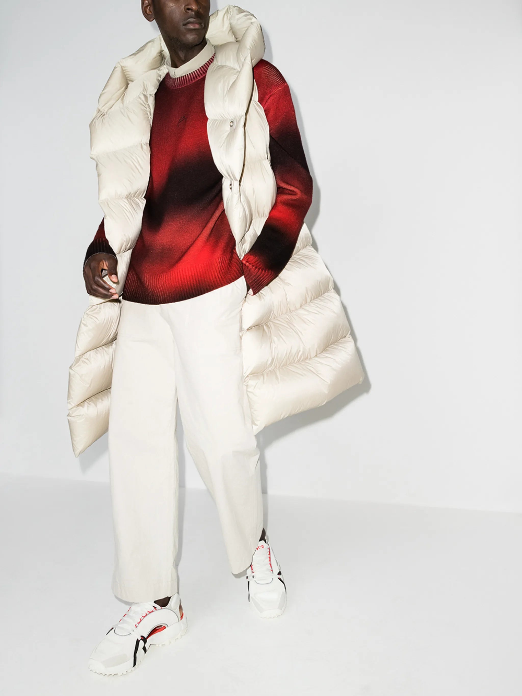 digital print wool jumper