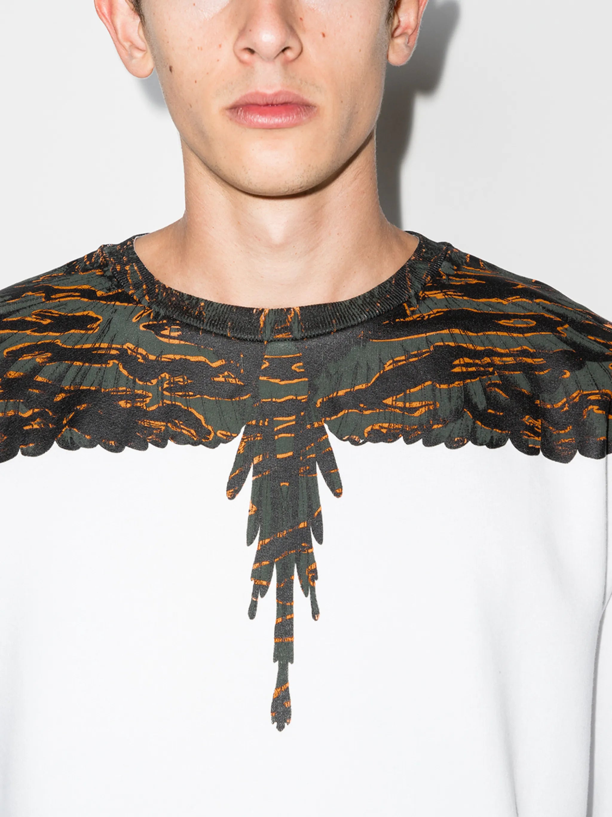 Camou Wings crew-neck sweatshirt
