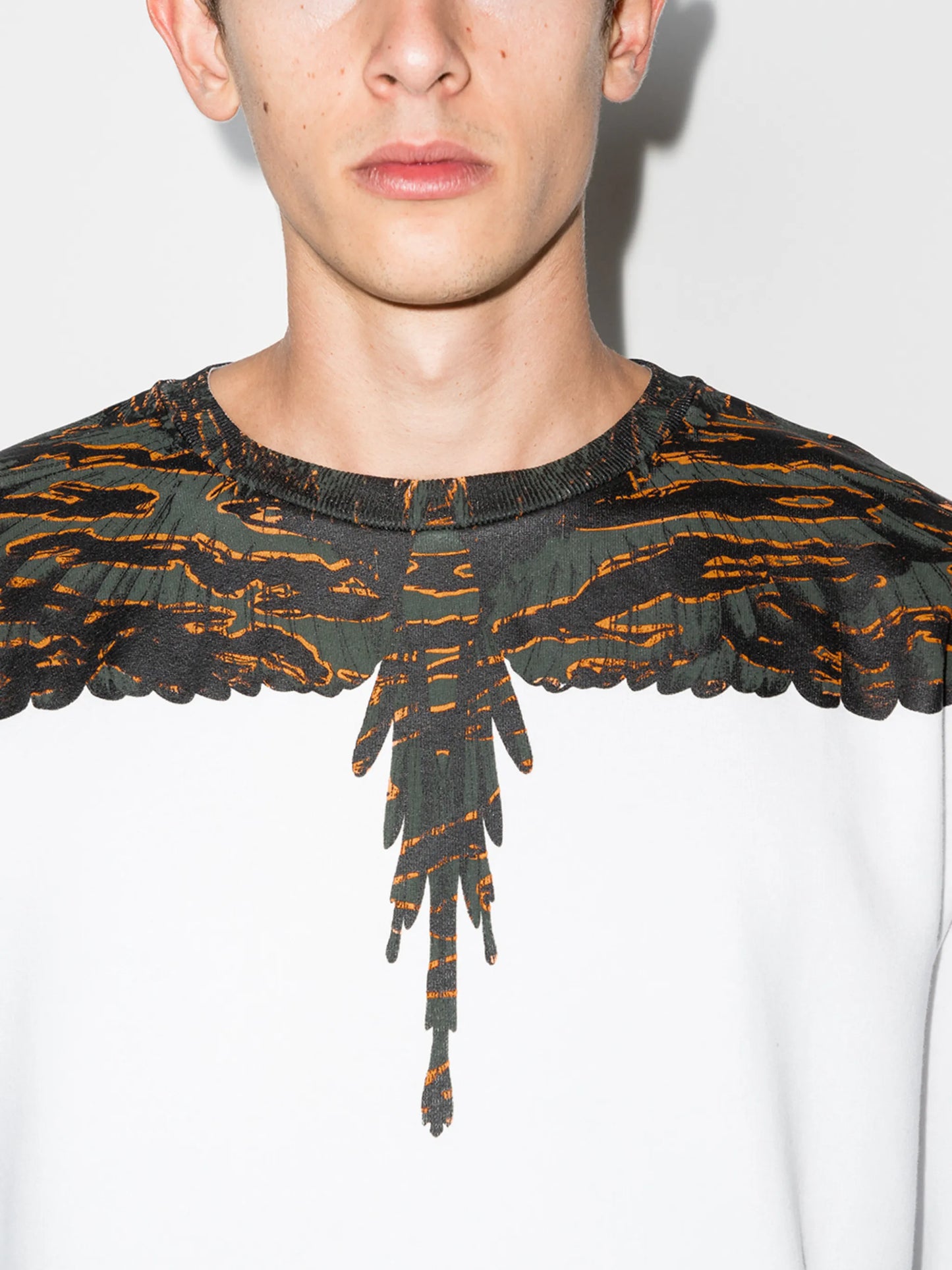 Camou Wings crew-neck sweatshirt