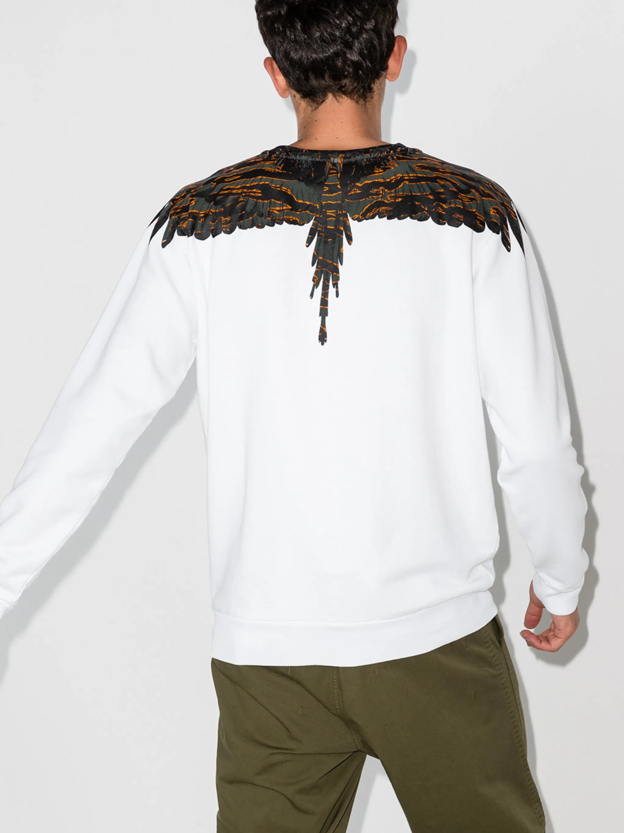 Camou Wings crew-neck sweatshirt