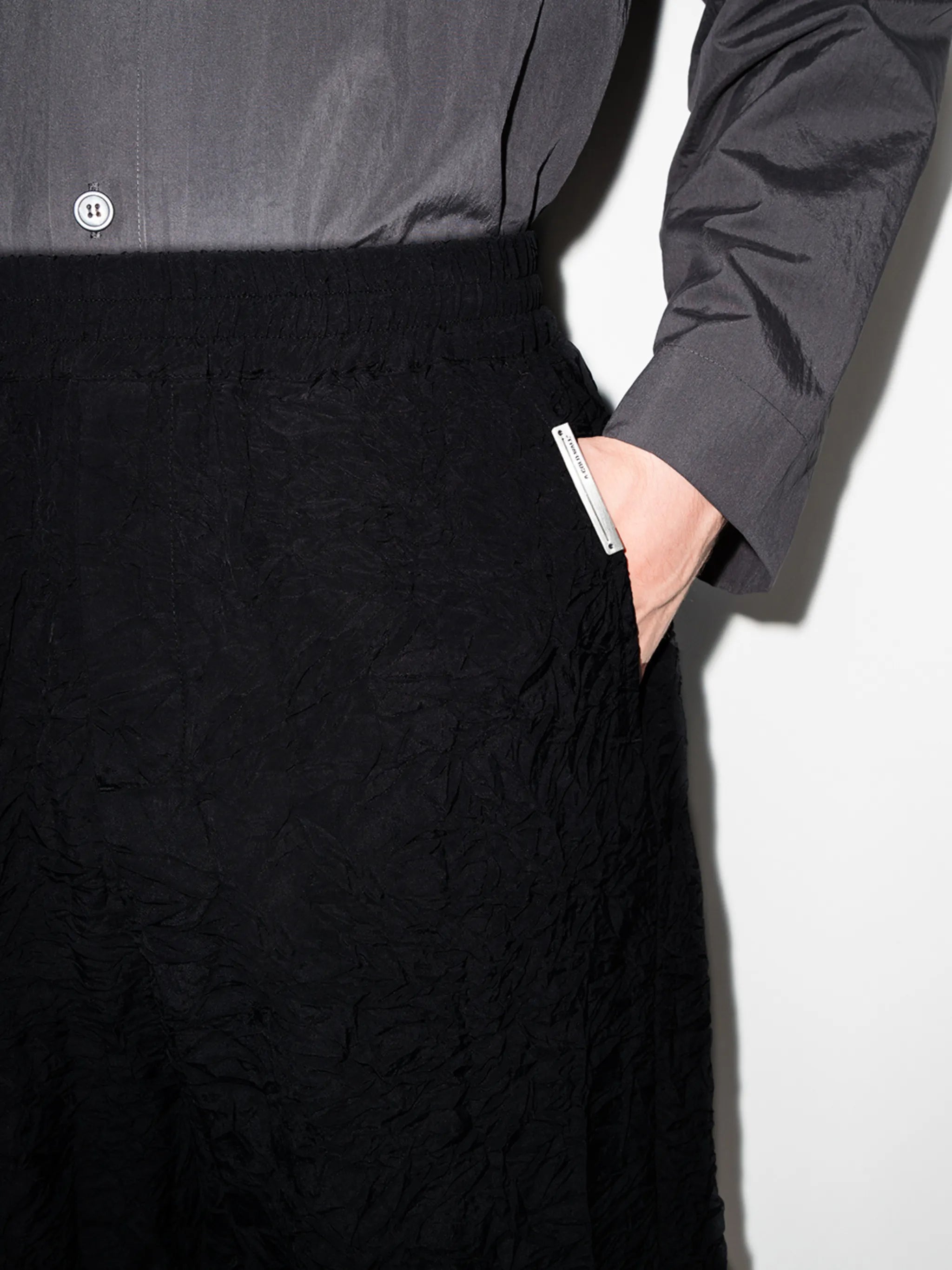 wrinkle heat finish shorts