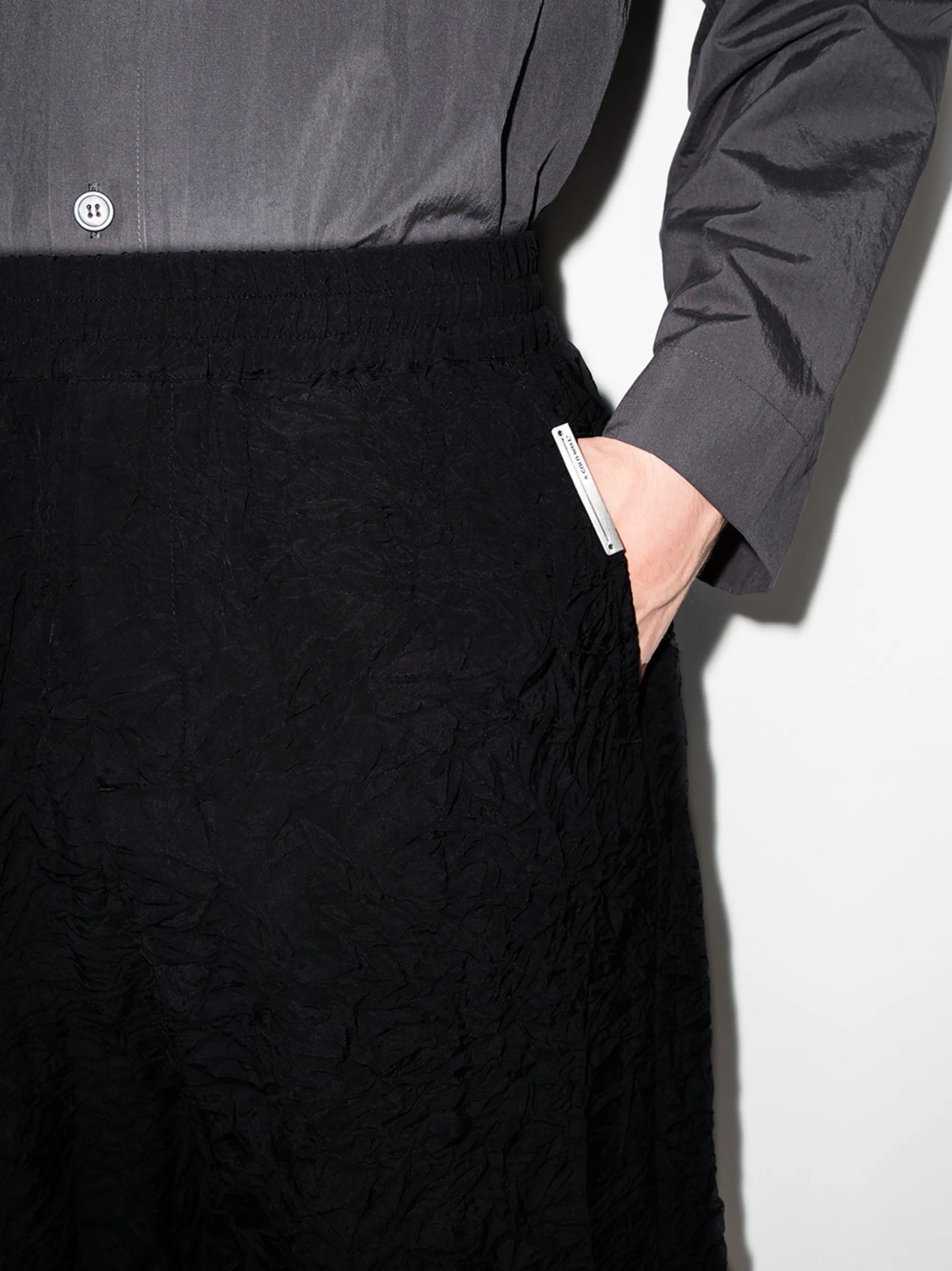wrinkle heat finish shorts