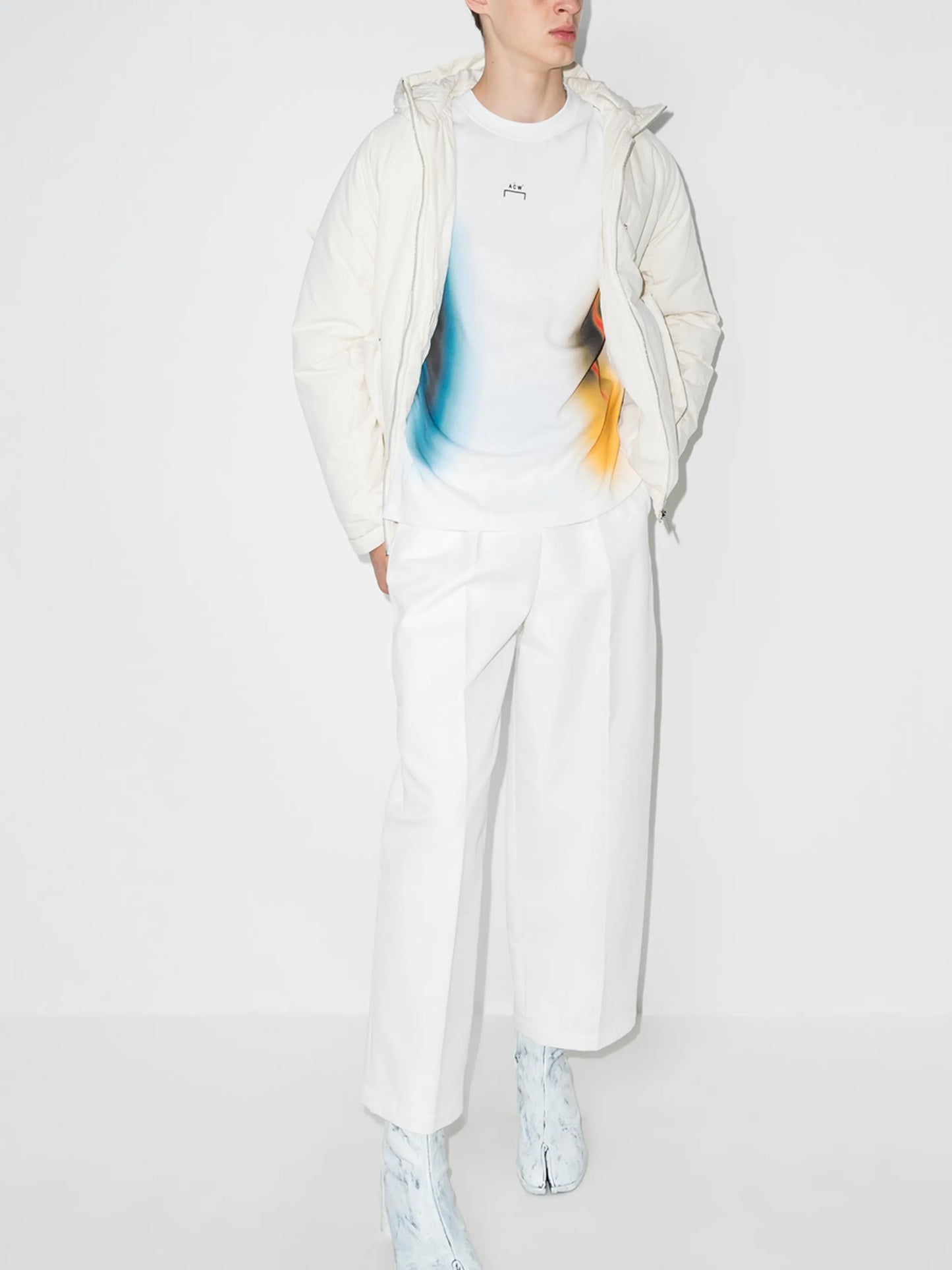 Hypergraphic-print T-shirt