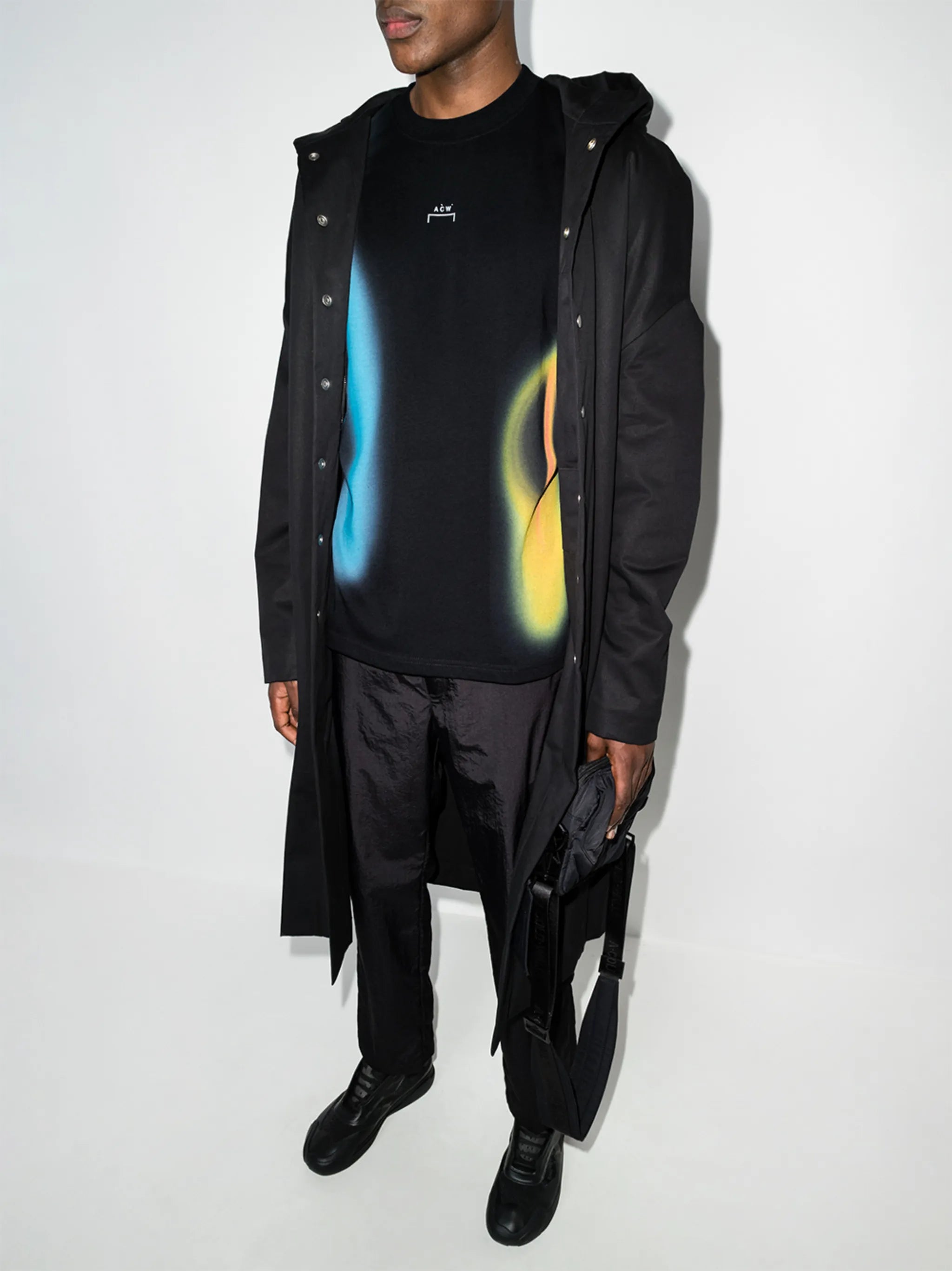 Hypergraphic-print T-shirt