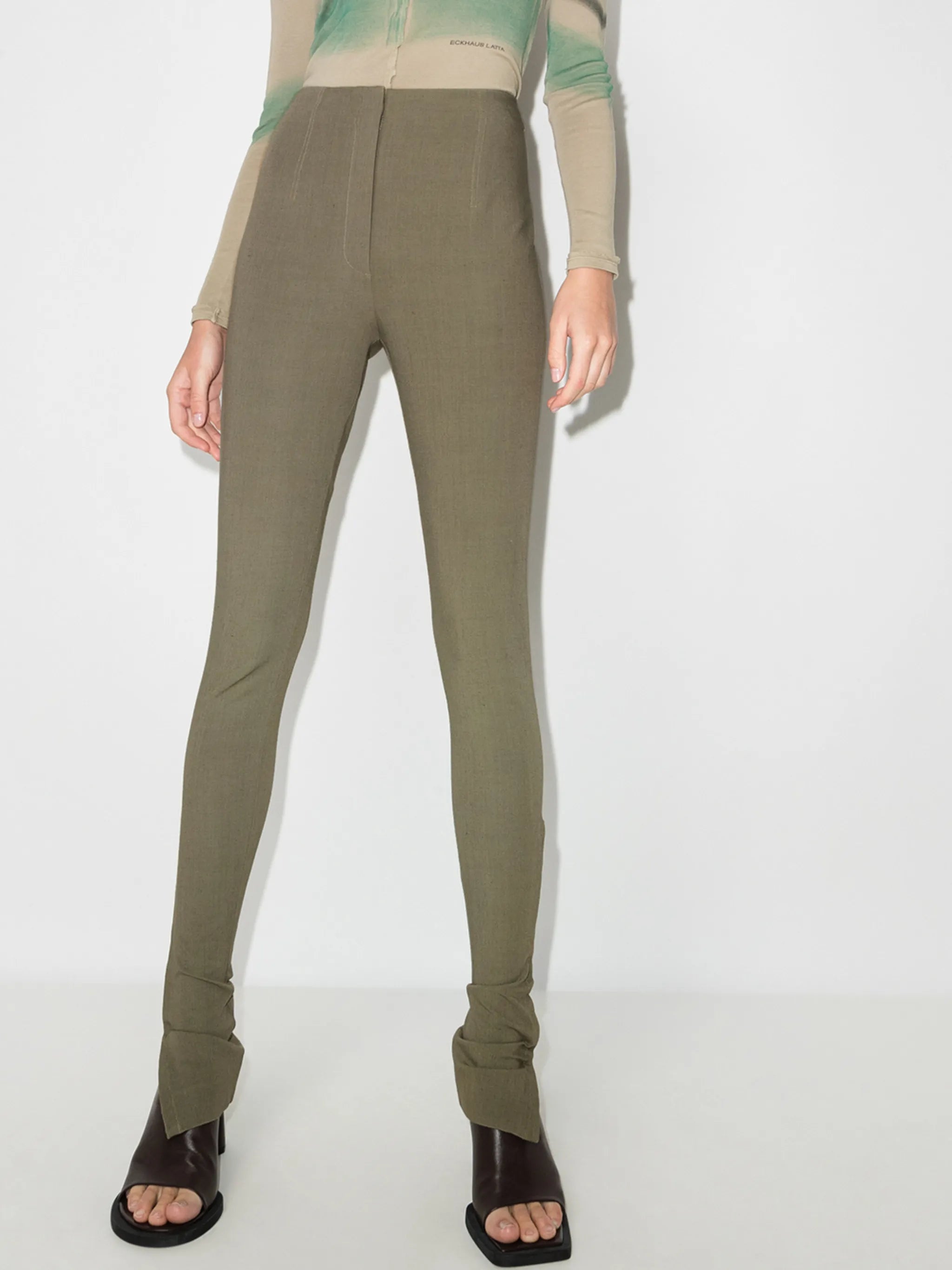 Le Pantalon Obiou slit-leg trousers