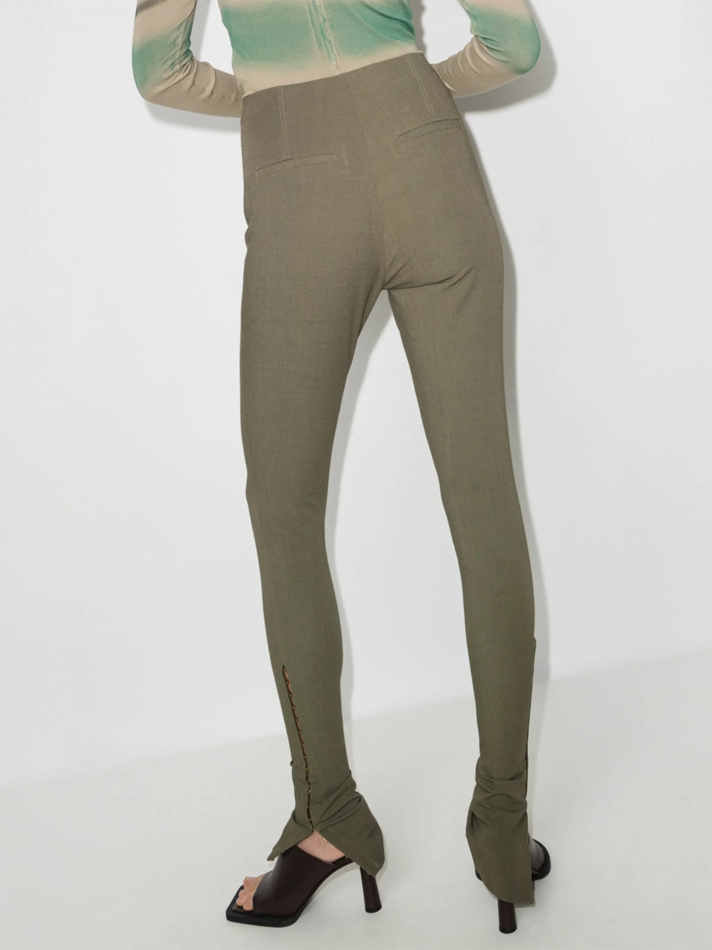 Le Pantalon Obiou slit-leg trousers