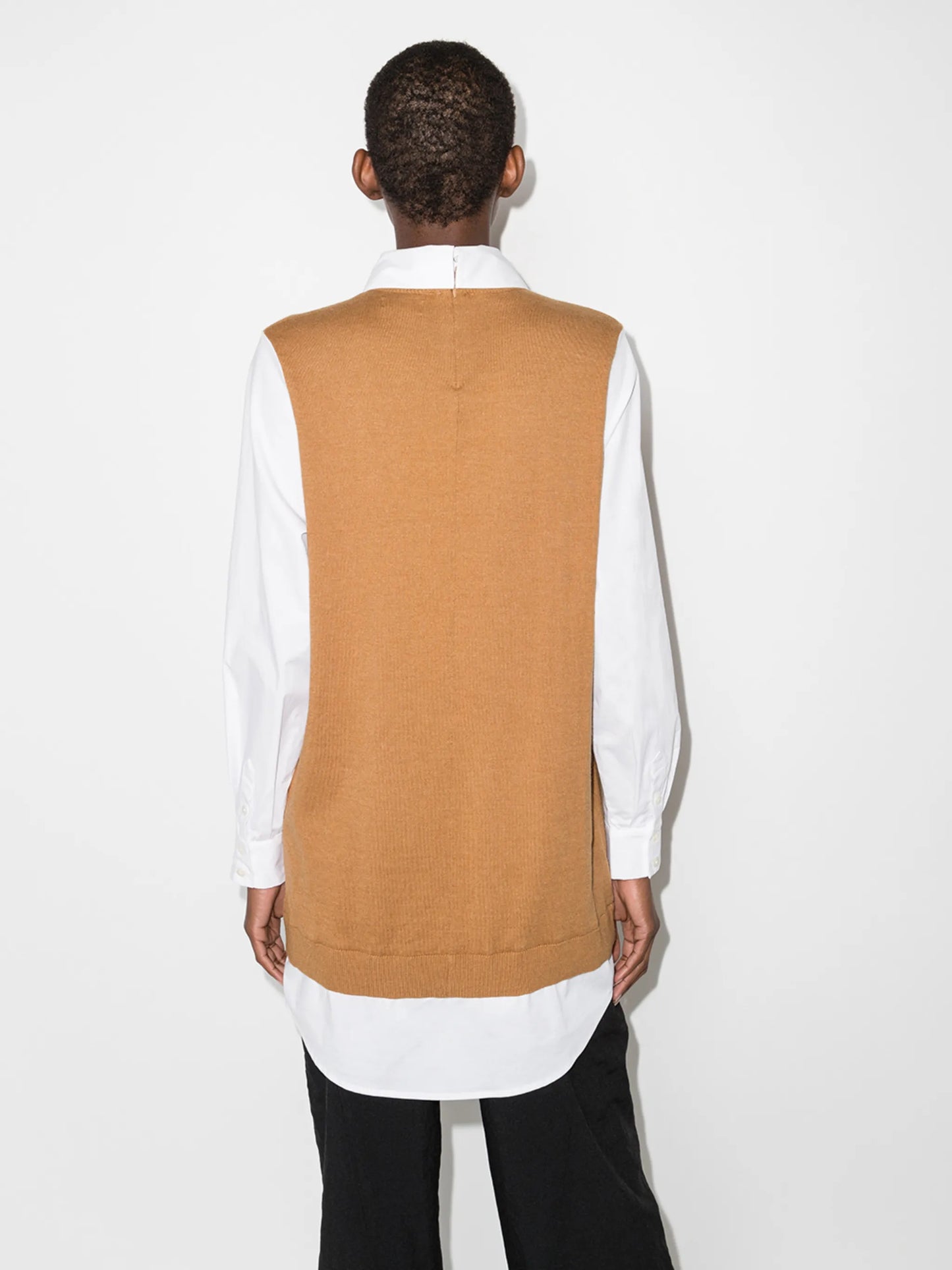 Fern layered shirt dress