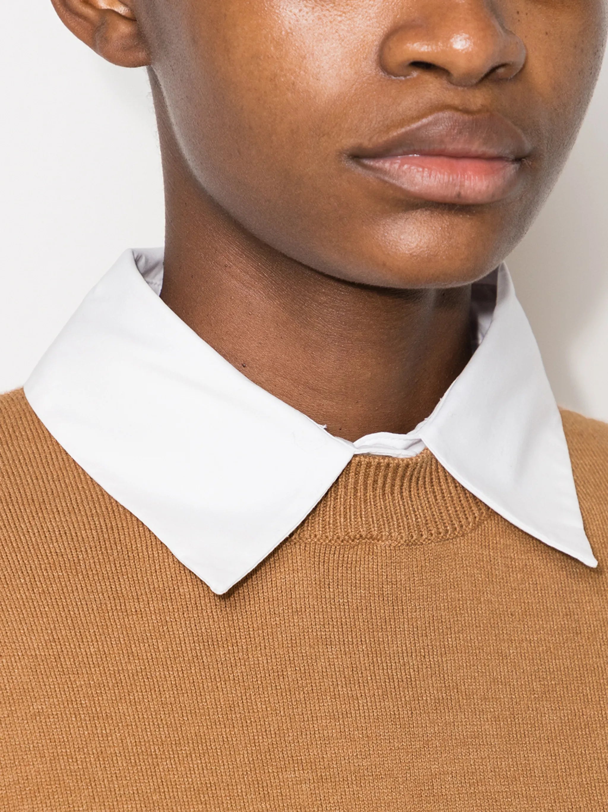 Fern layered shirt dress