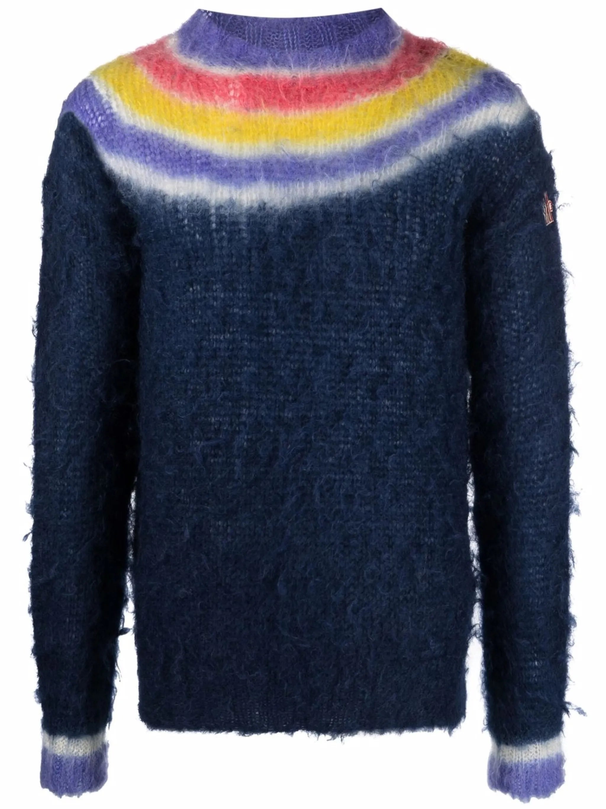 striped crew neck jumper
