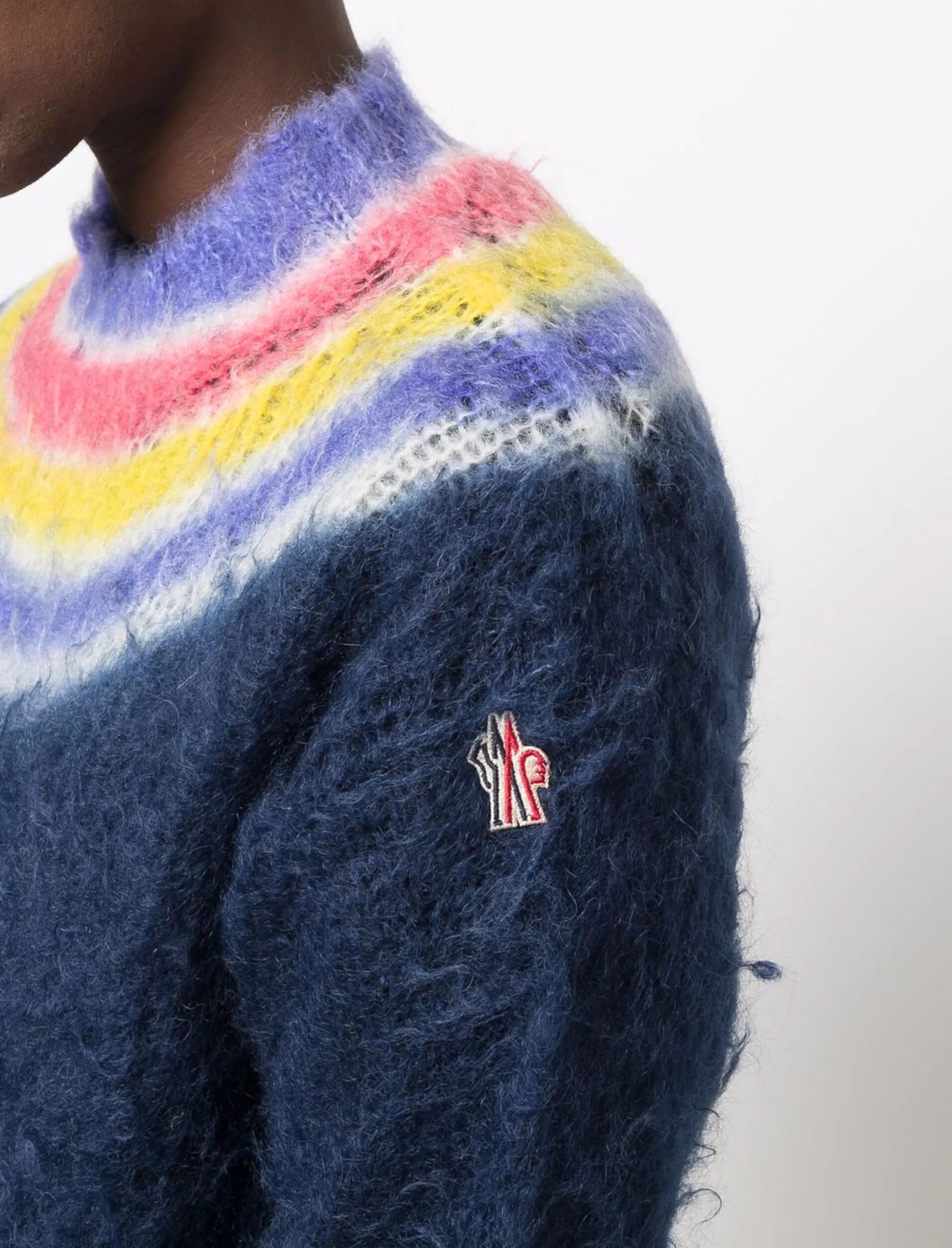 striped crew neck jumper