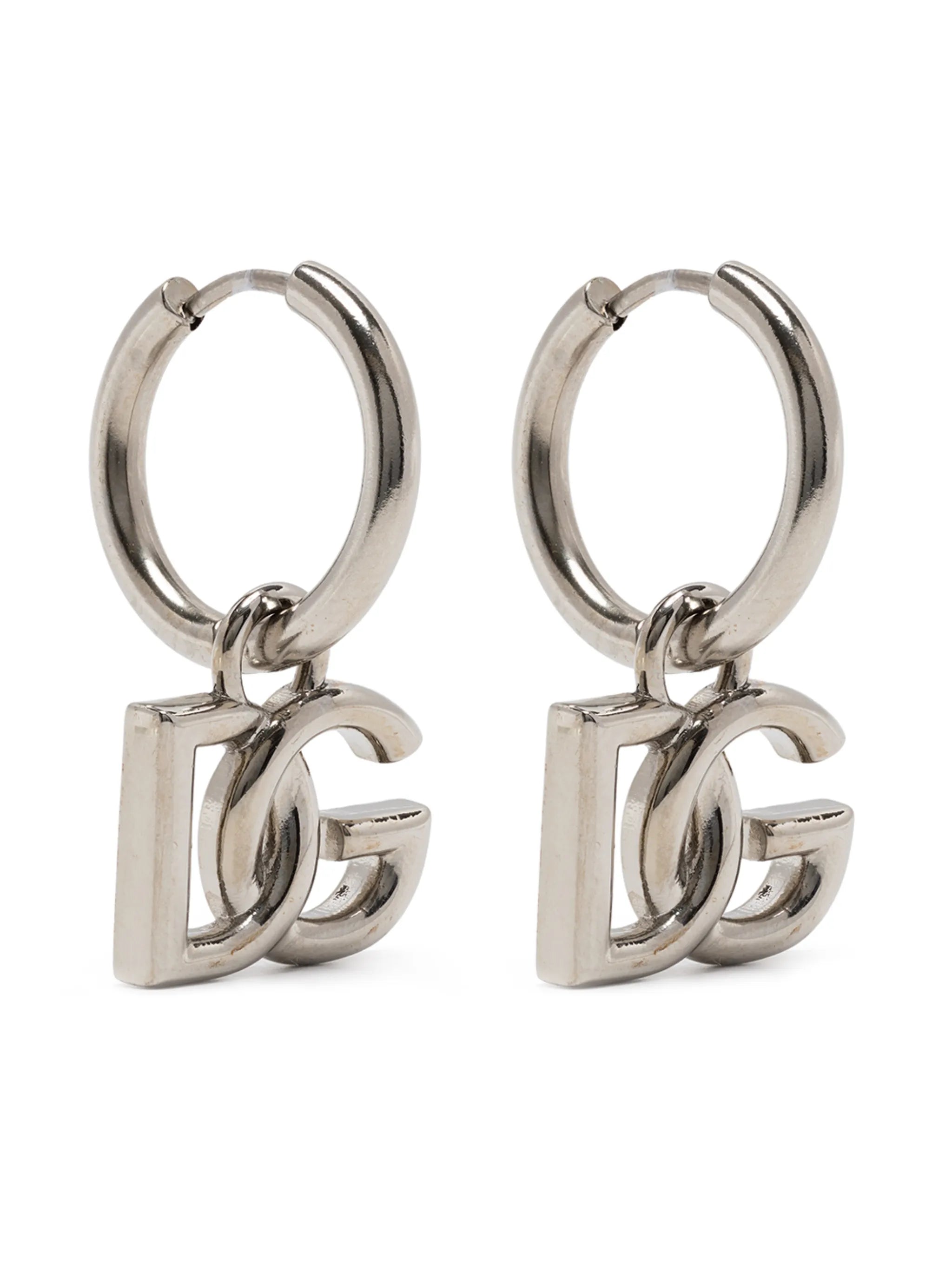 DG-logo hoop earrings