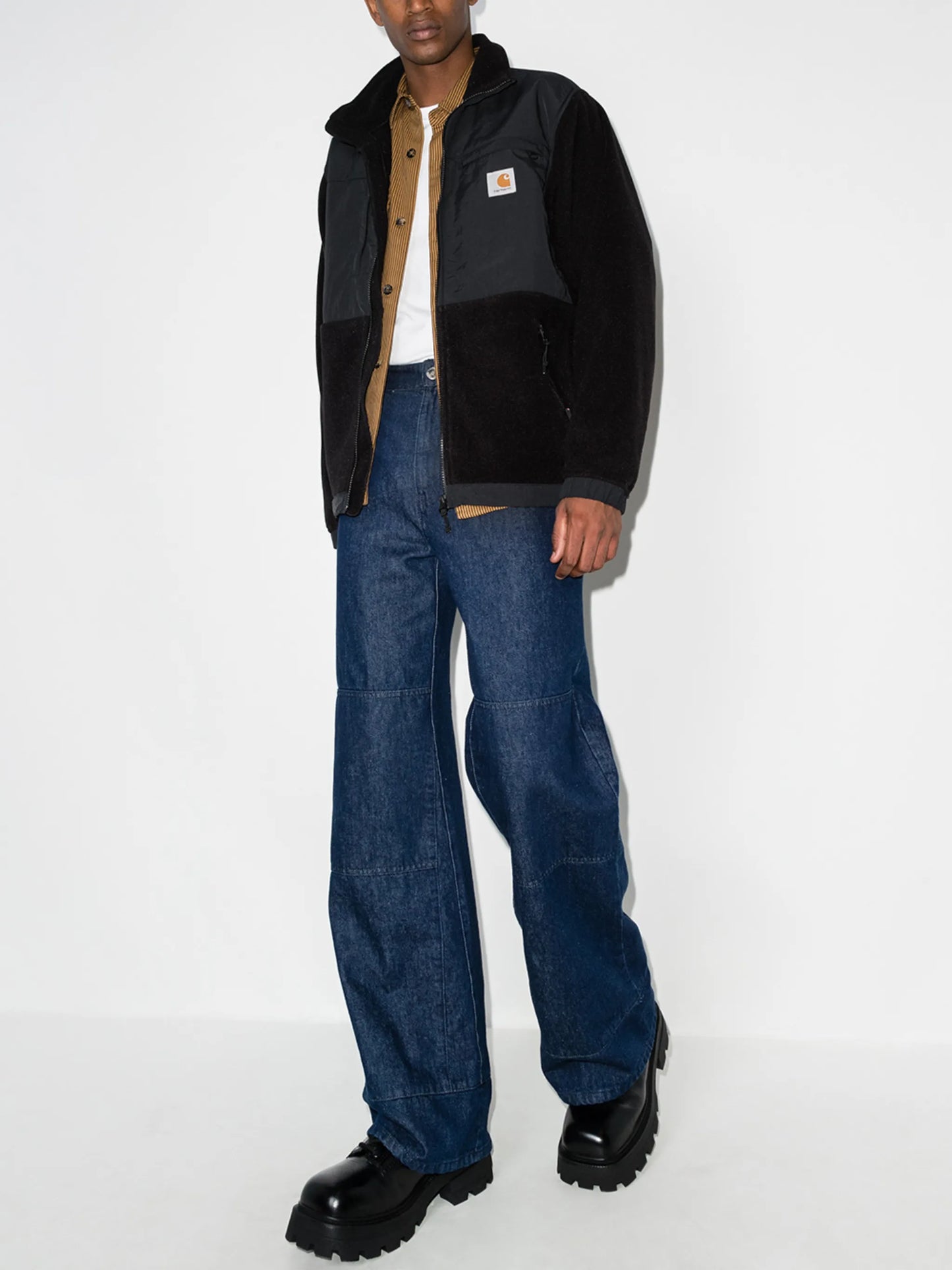 Nord panelled zip-up jacket