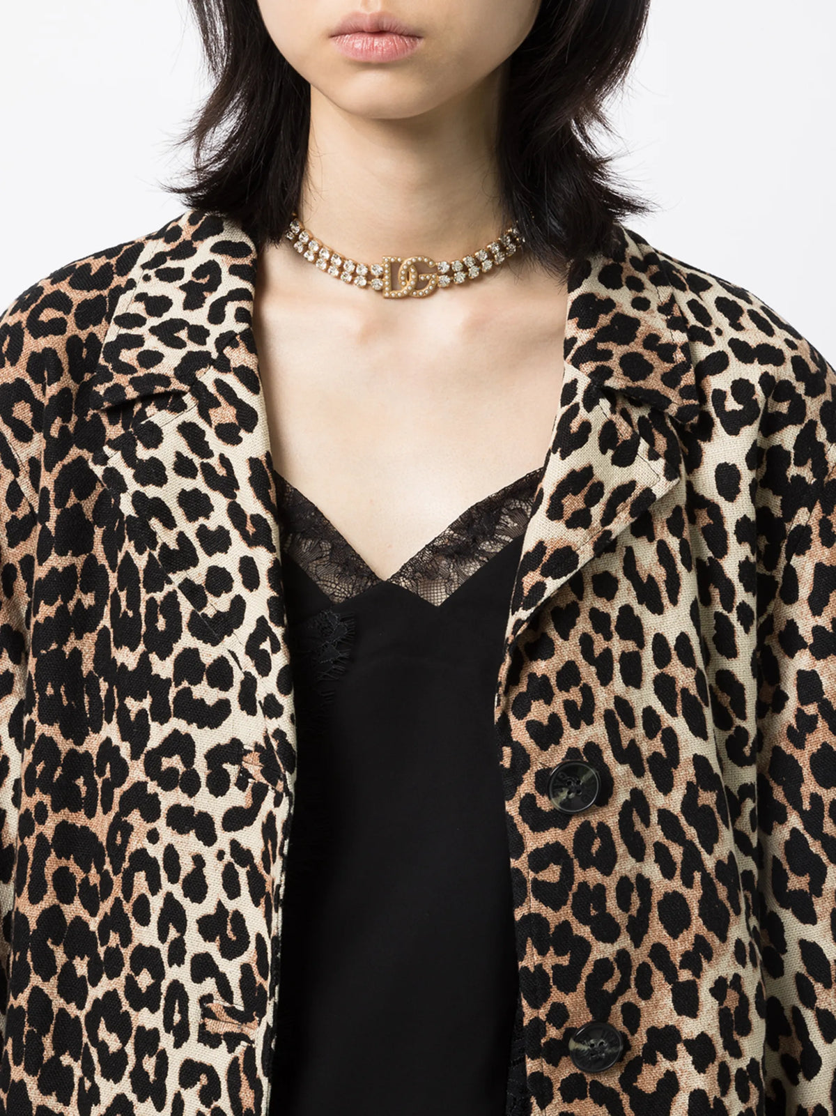 DG crystal-embellished choker