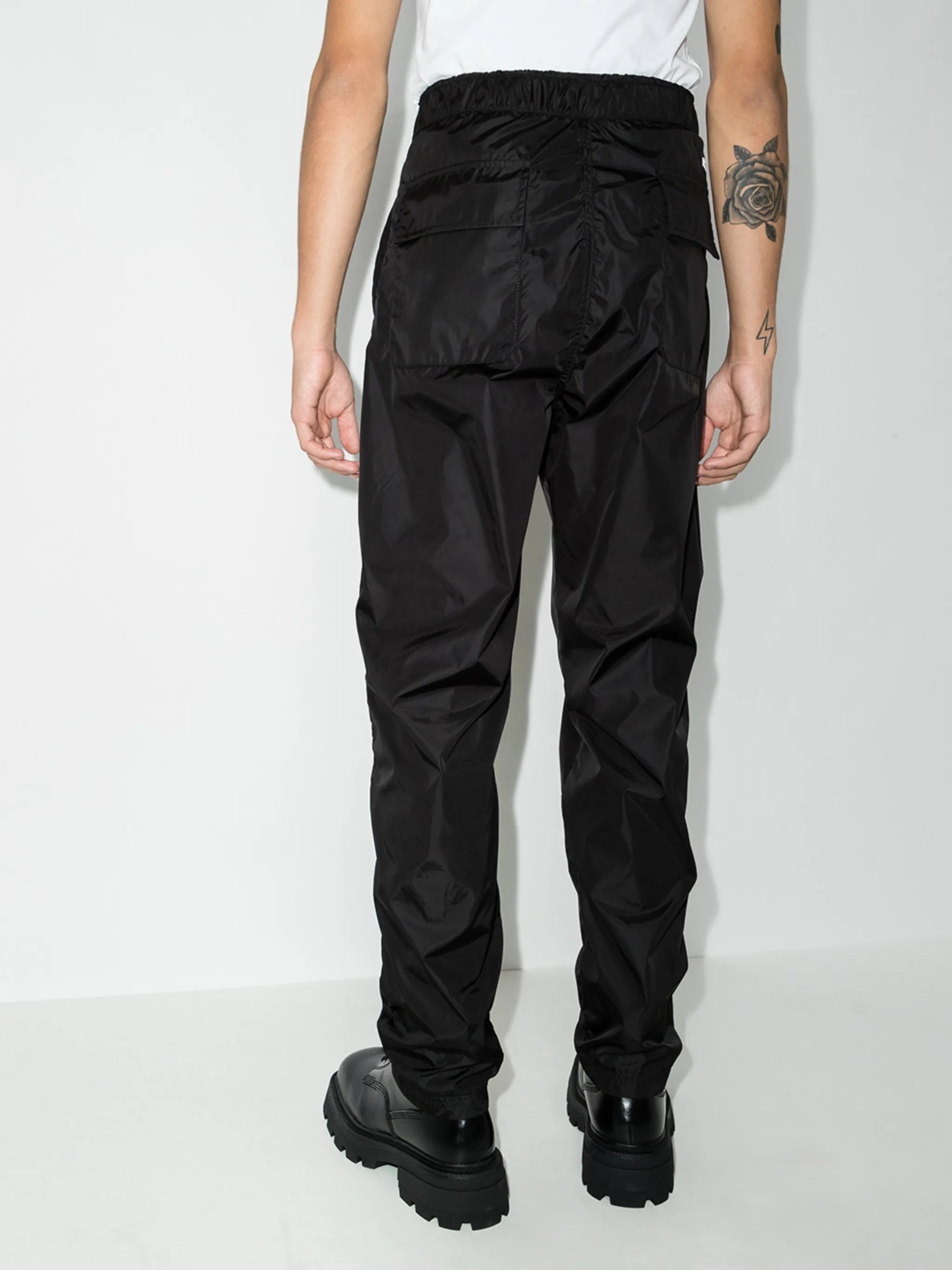 logo-patch track pants
